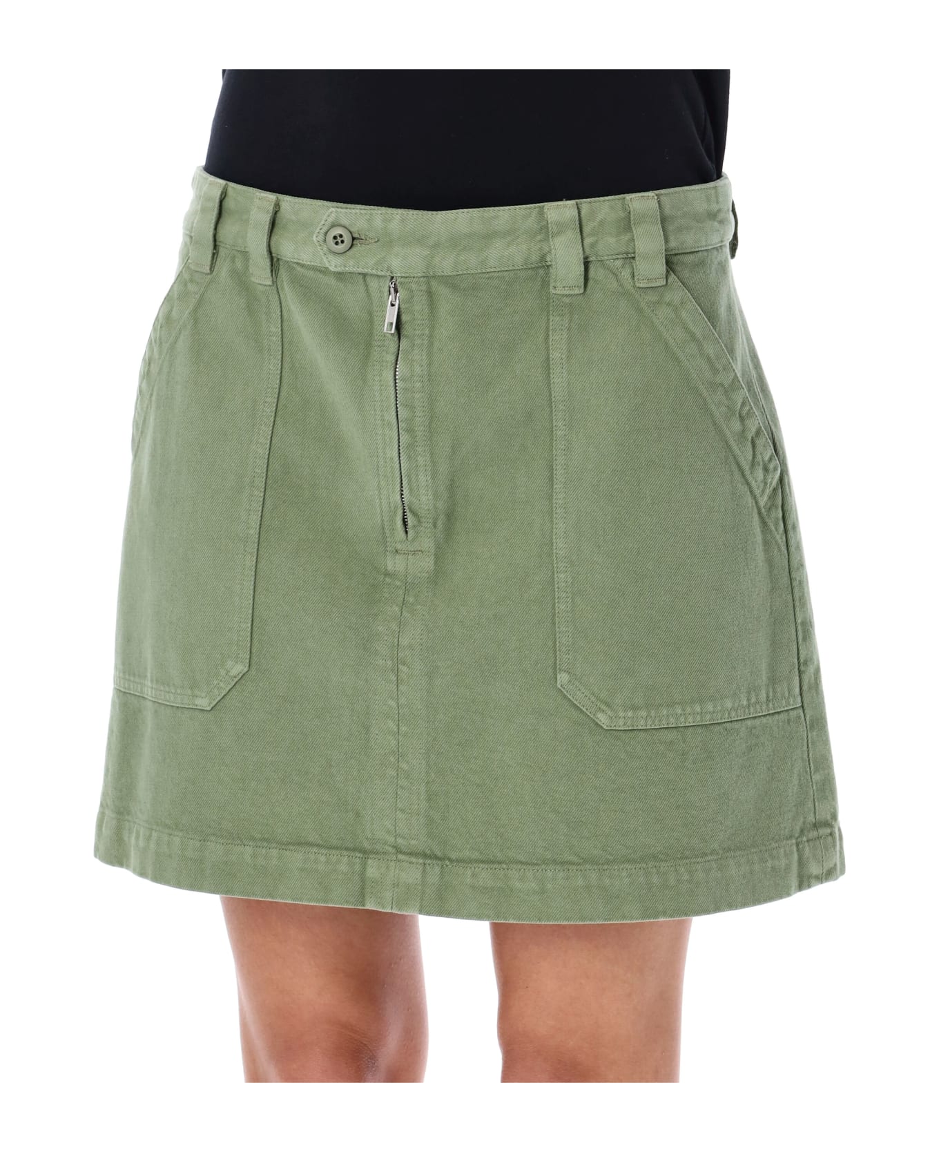 A.P.C. Sarah Mini Skirt - MILITARY
