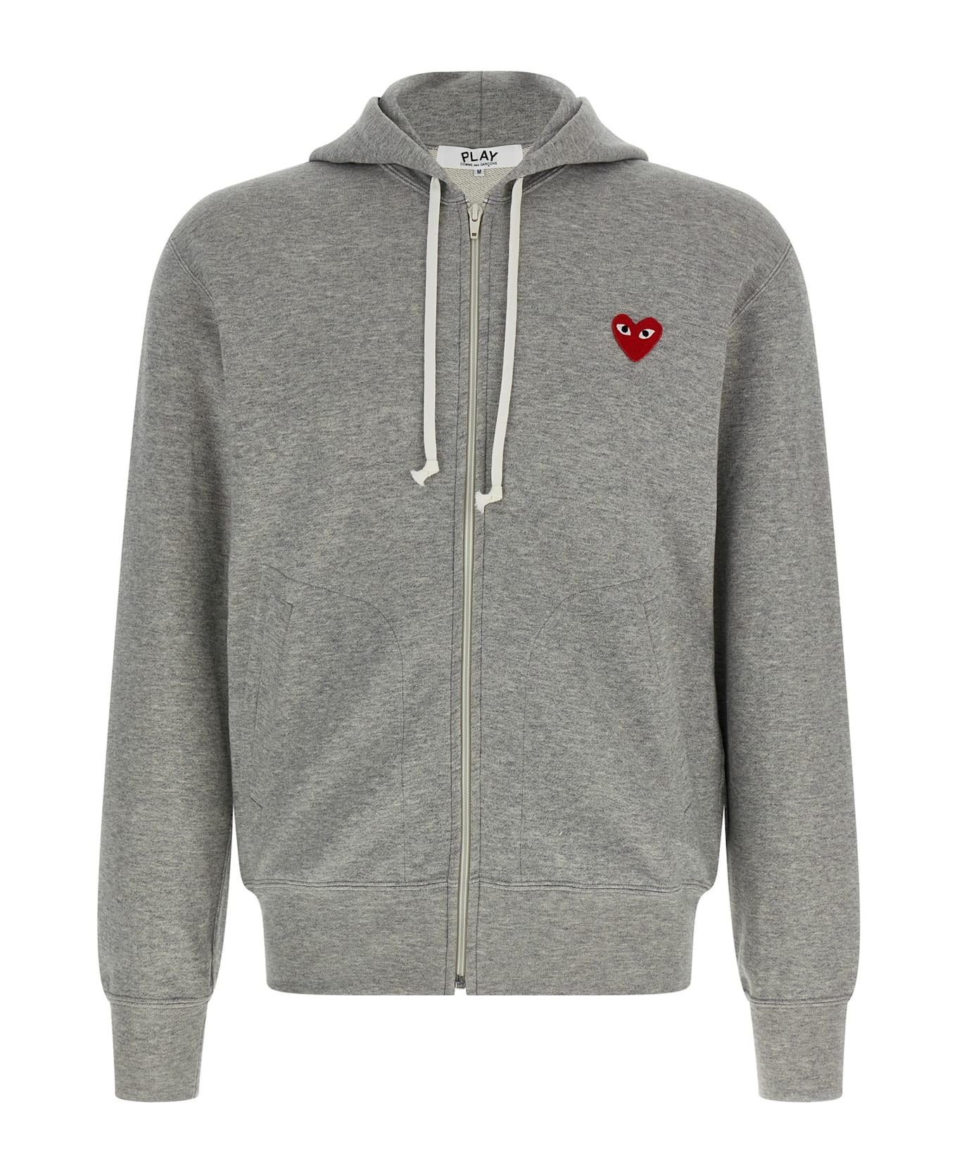Comme des Garçons Play 
heart
 Hoodie - Gray