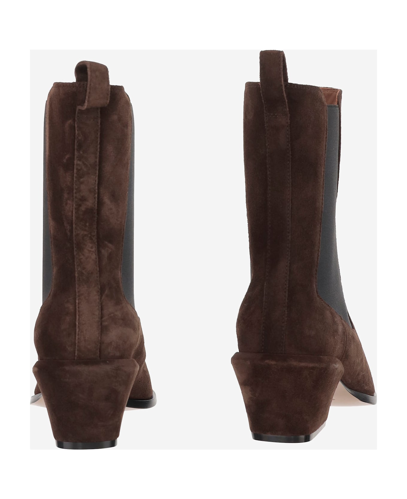 Paris Texas Bettina 50 Leather Ankle Boots - Brown