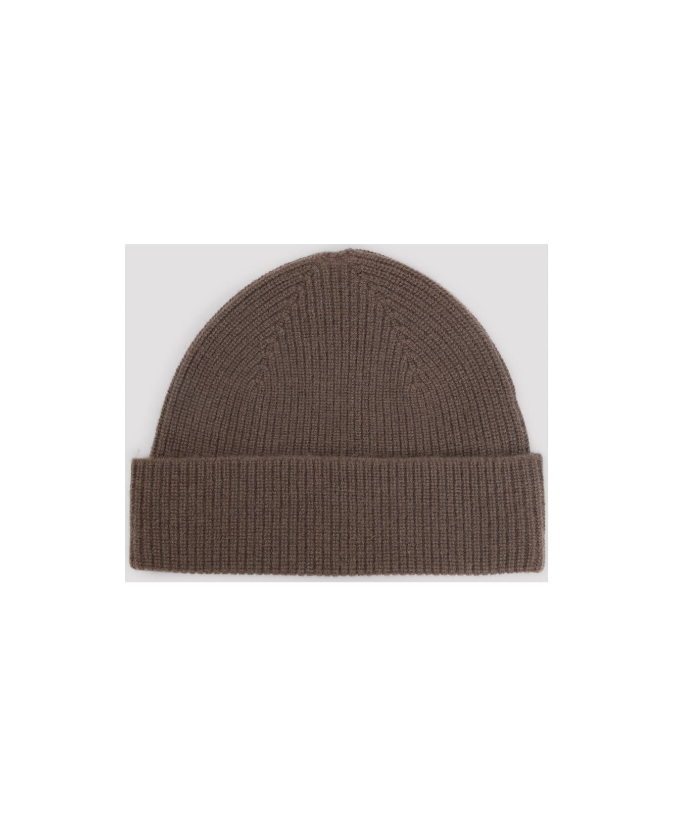 Zegna Cashmere Beanie - Marrone Scuro Unito