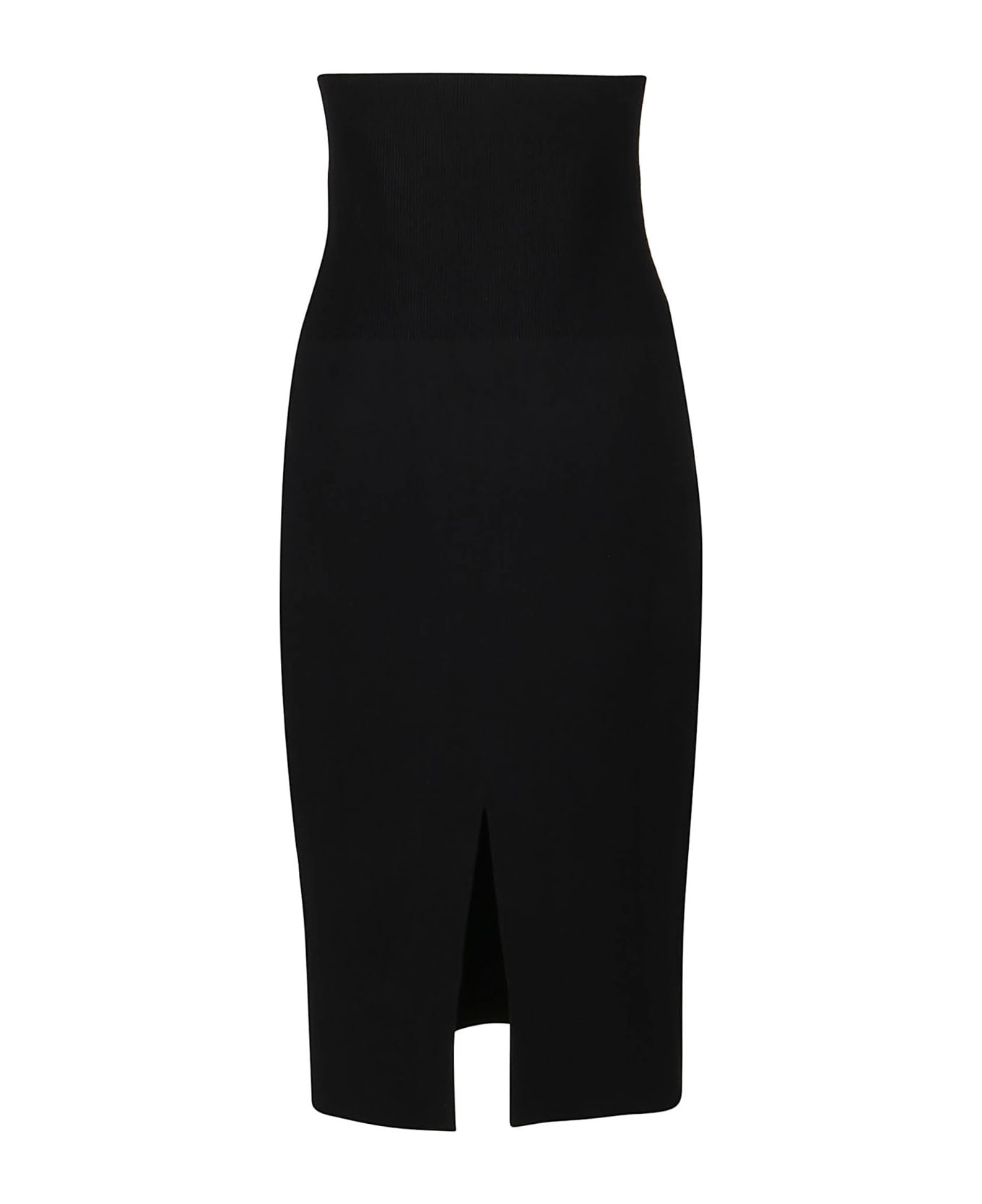 Victoria Beckham Fitted Skirt - Black ワンピース＆ドレス