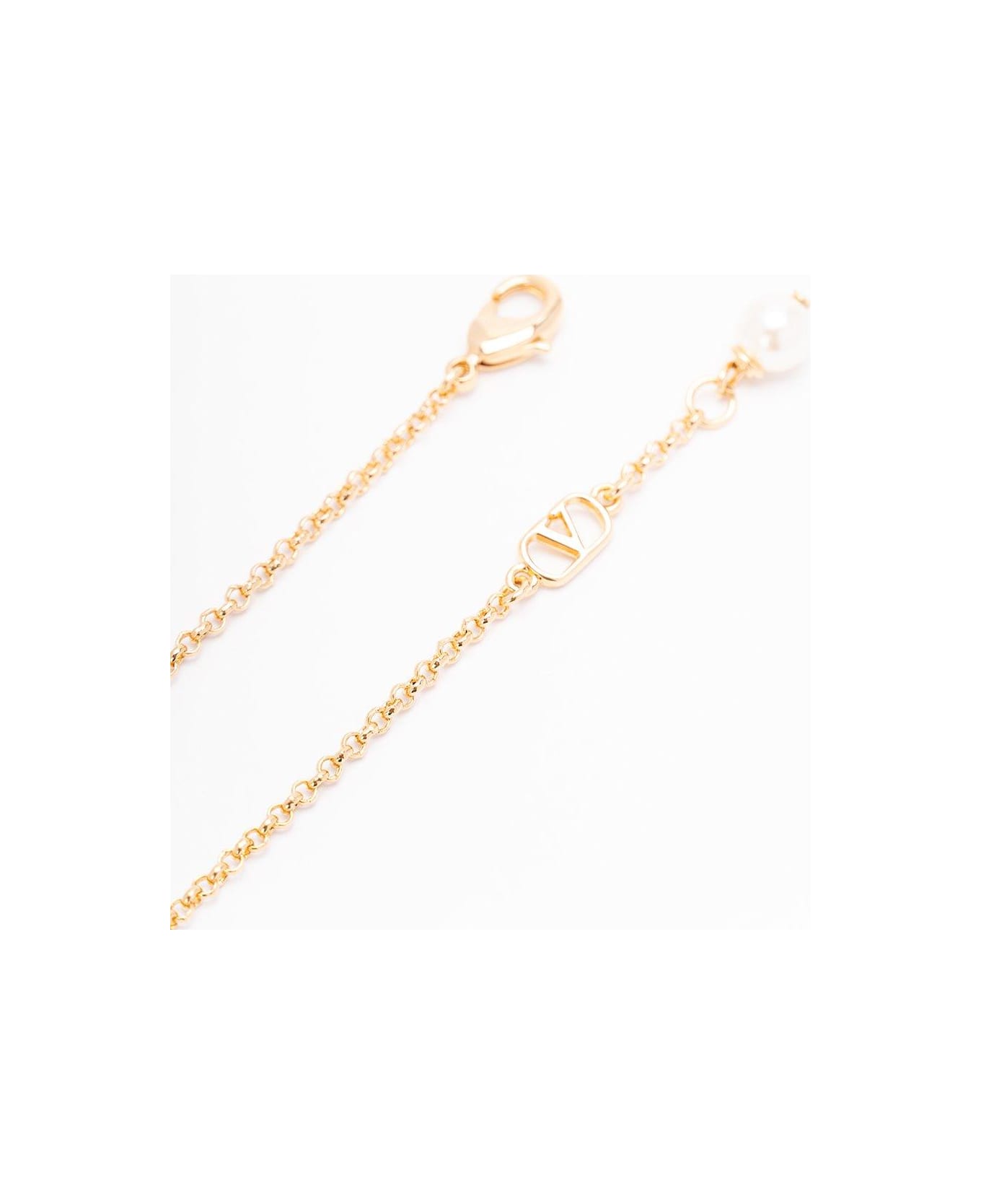 Valentino Garavani Vlogo Chain Necklace - Golden