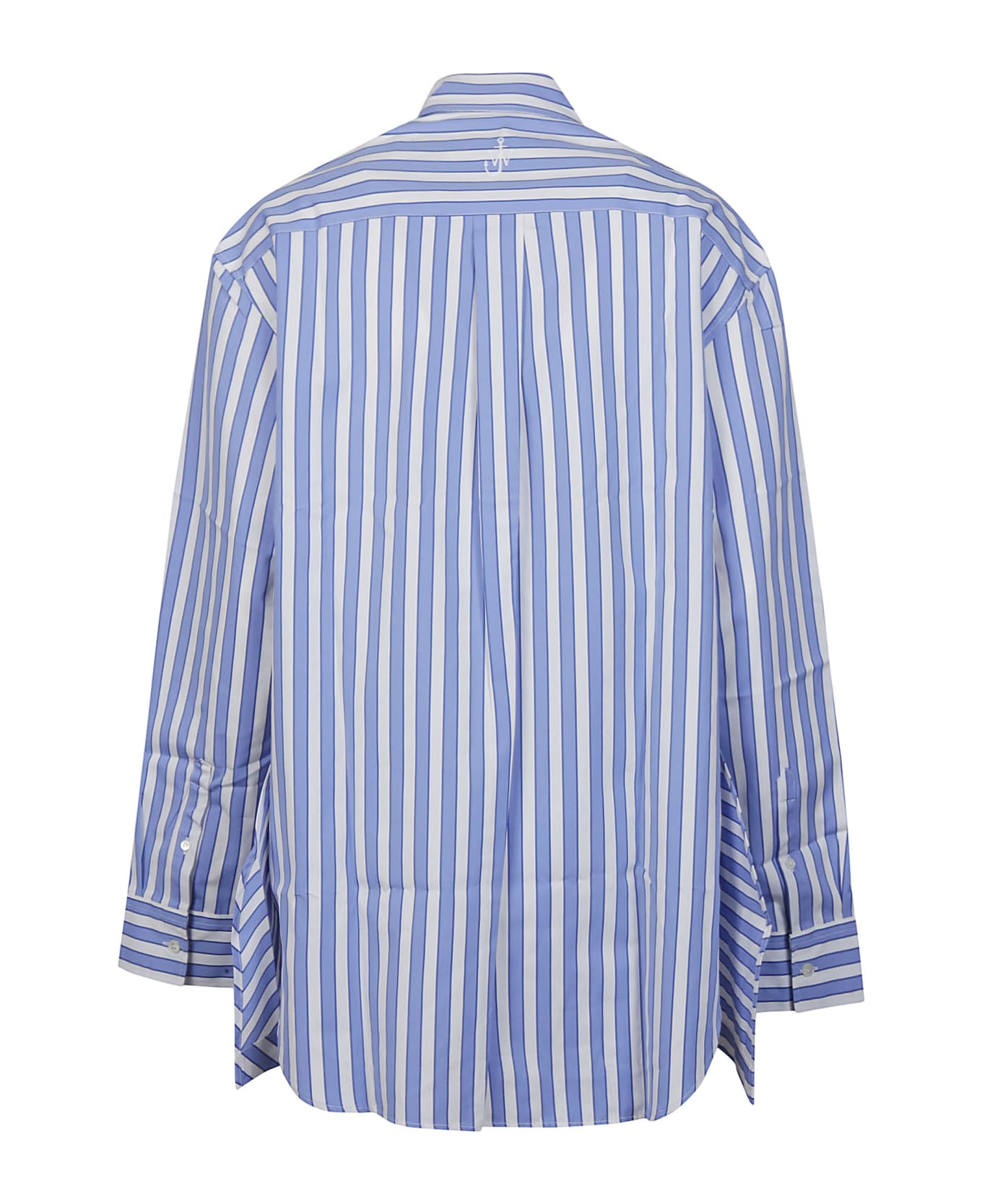 J.W. Anderson Peplum Drape Shirt - Blue/white シャツ