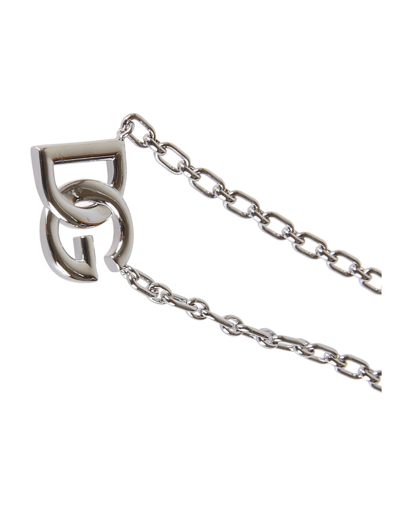 Dolce & Gabbana Logo Chain Necklace - Silver