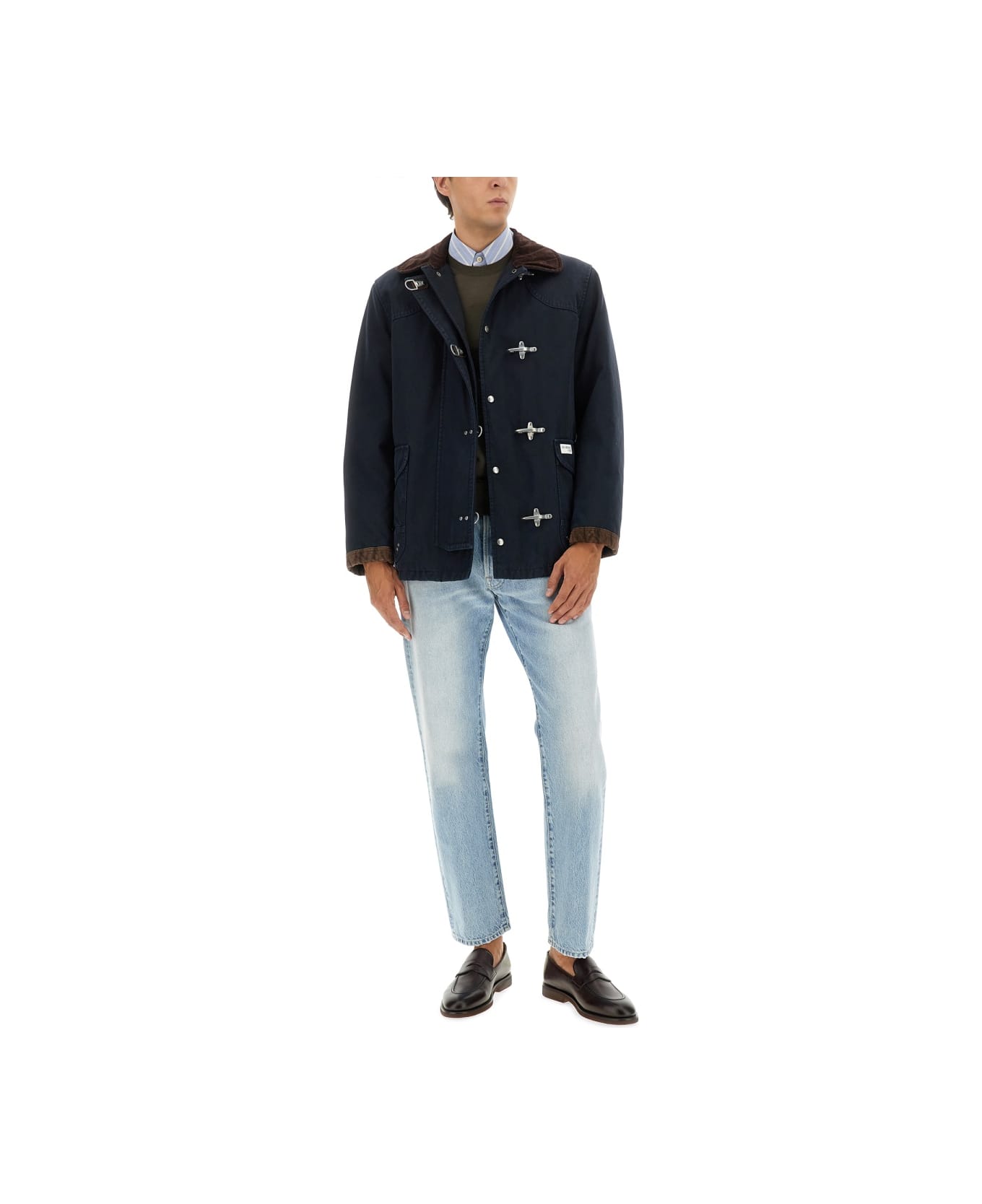 Fay "4 Hooks" Jacket - BLUE