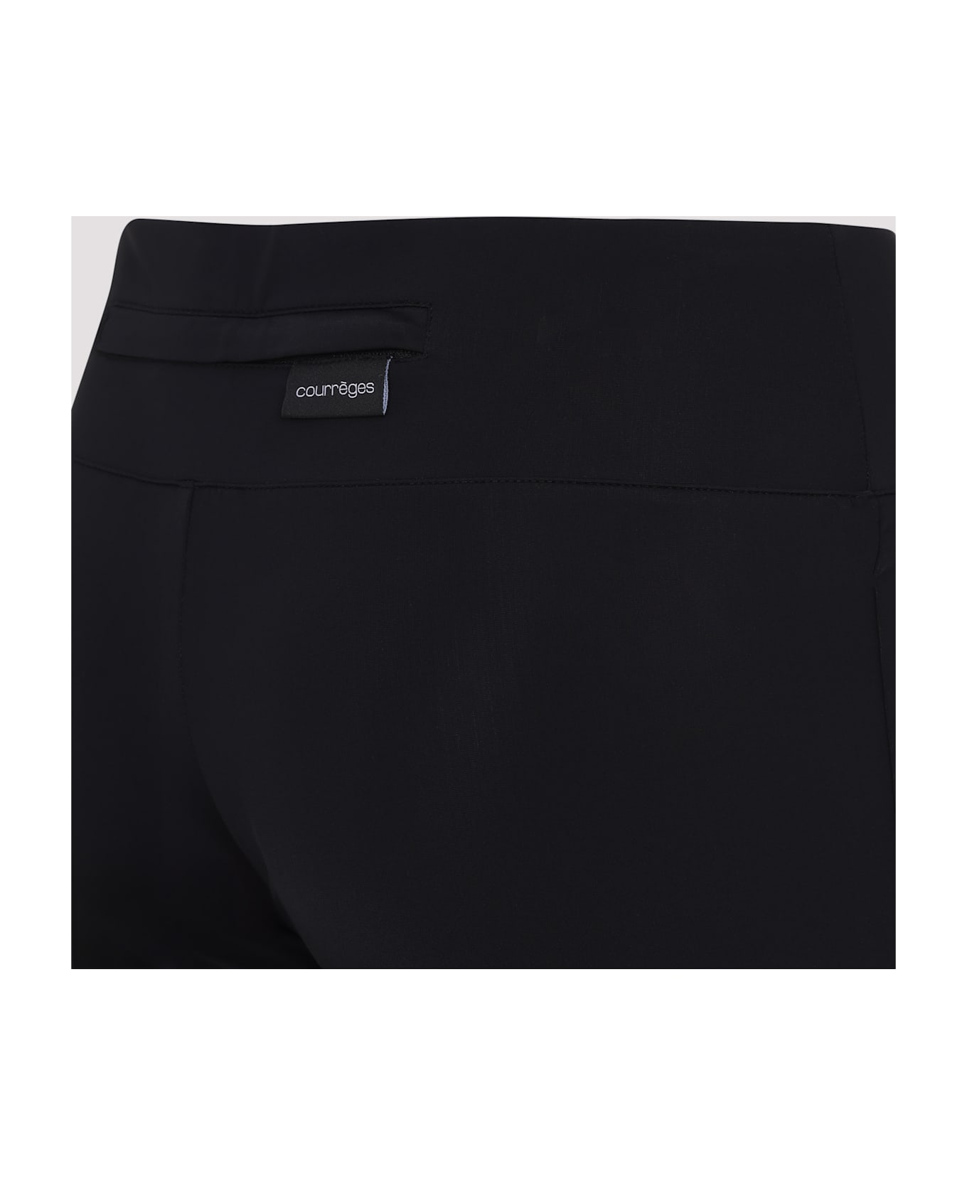 Courrèges Scuba Tech Jersey Bootcut Pants - Black