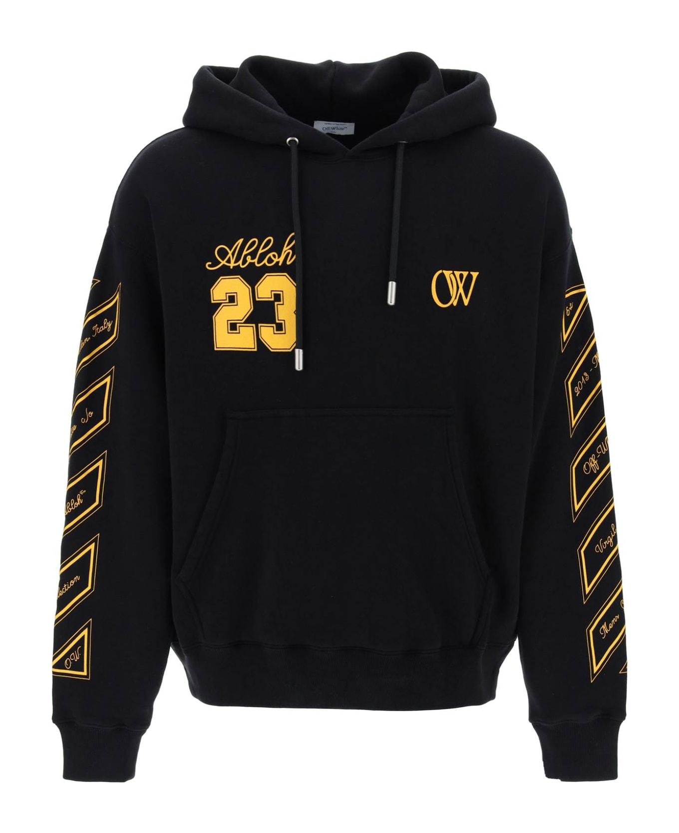 Off-White Hoodie - Black Gold Fusion