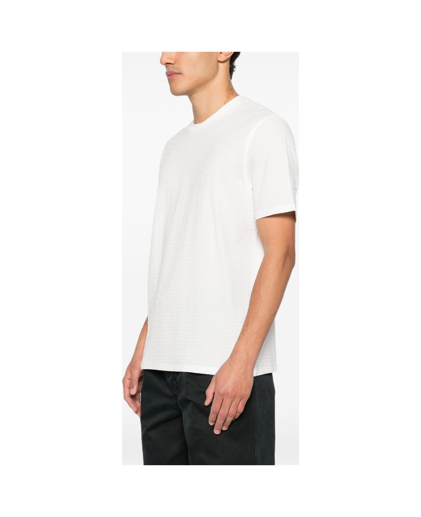 Emporio Armani Logo Cotton T-shirt - White
