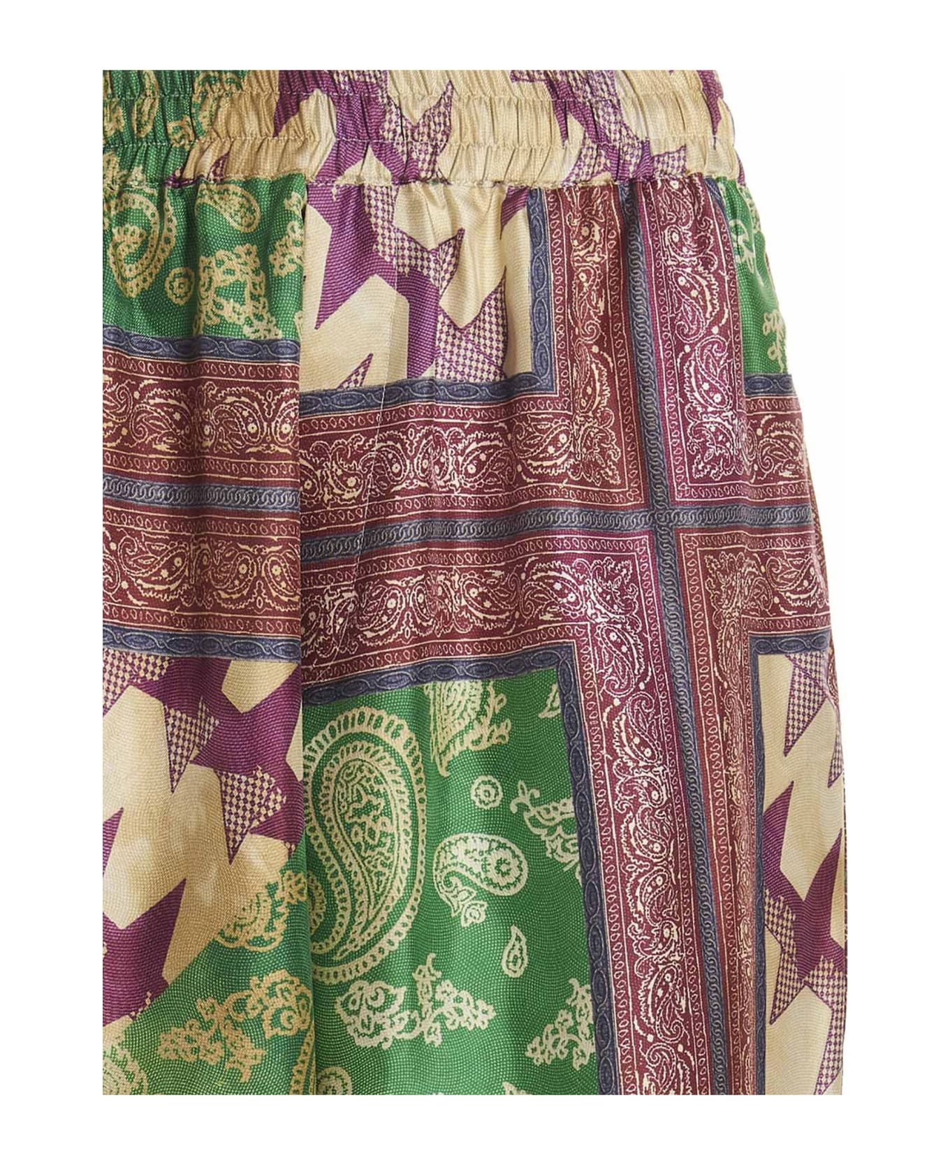 Aries 
scarf Print Sil Slacker
 Pants - MultiColour