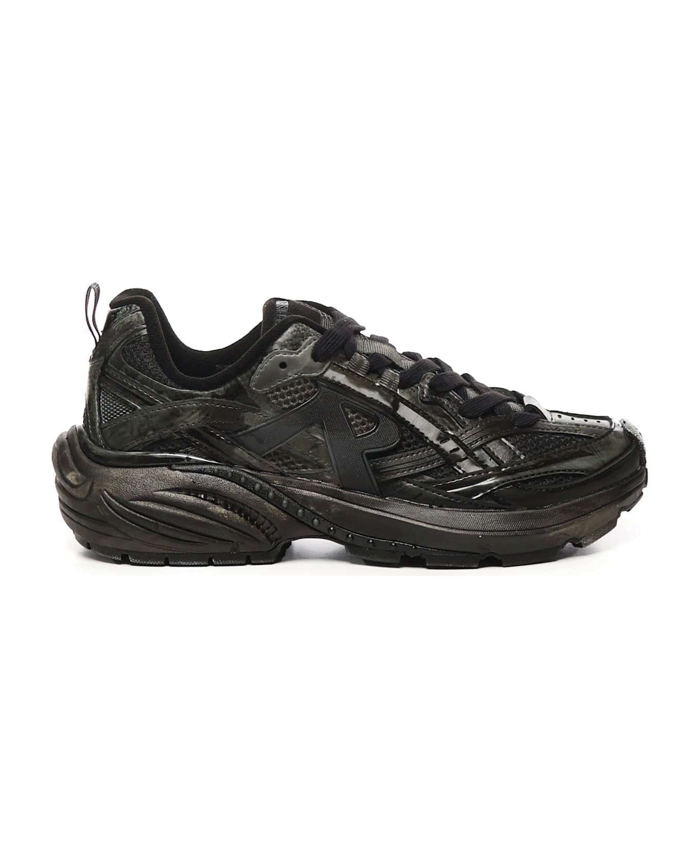 REPRESENT Storm Runner Sneakers - OFF BLACK