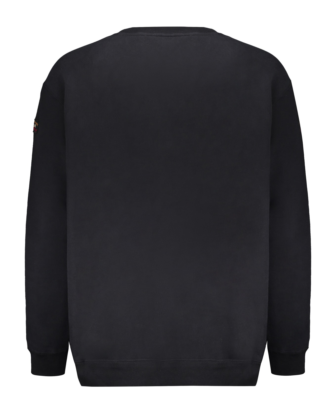 Paul&Shark Logo Detail Cotton Sweatshirt - black