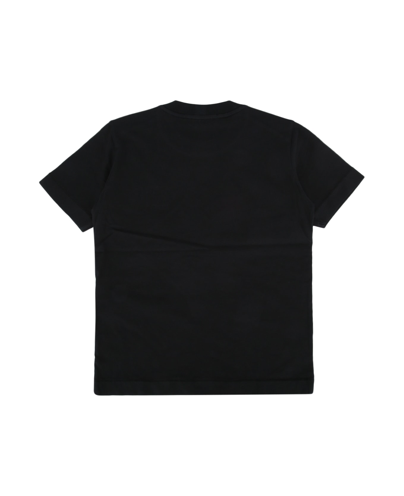 Stone Island Junior Ss T-shirt - BLACK