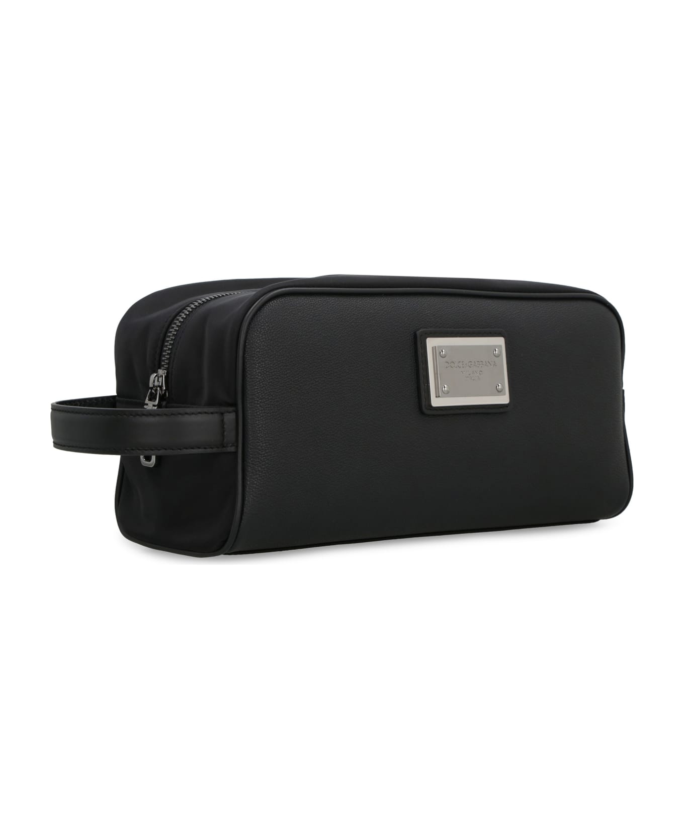 Dolce & Gabbana Nylon Wash Bag - black