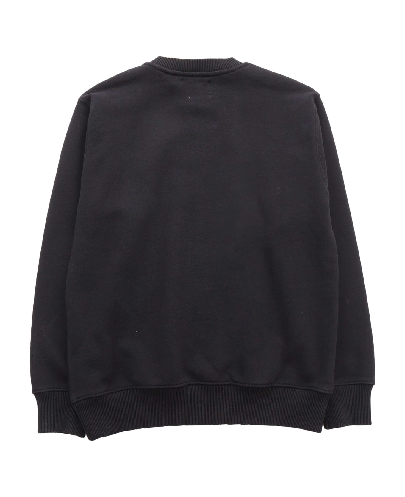 Off-White Black Sweatshirt With Logo - BLACK ニットウェア＆スウェットシャツ