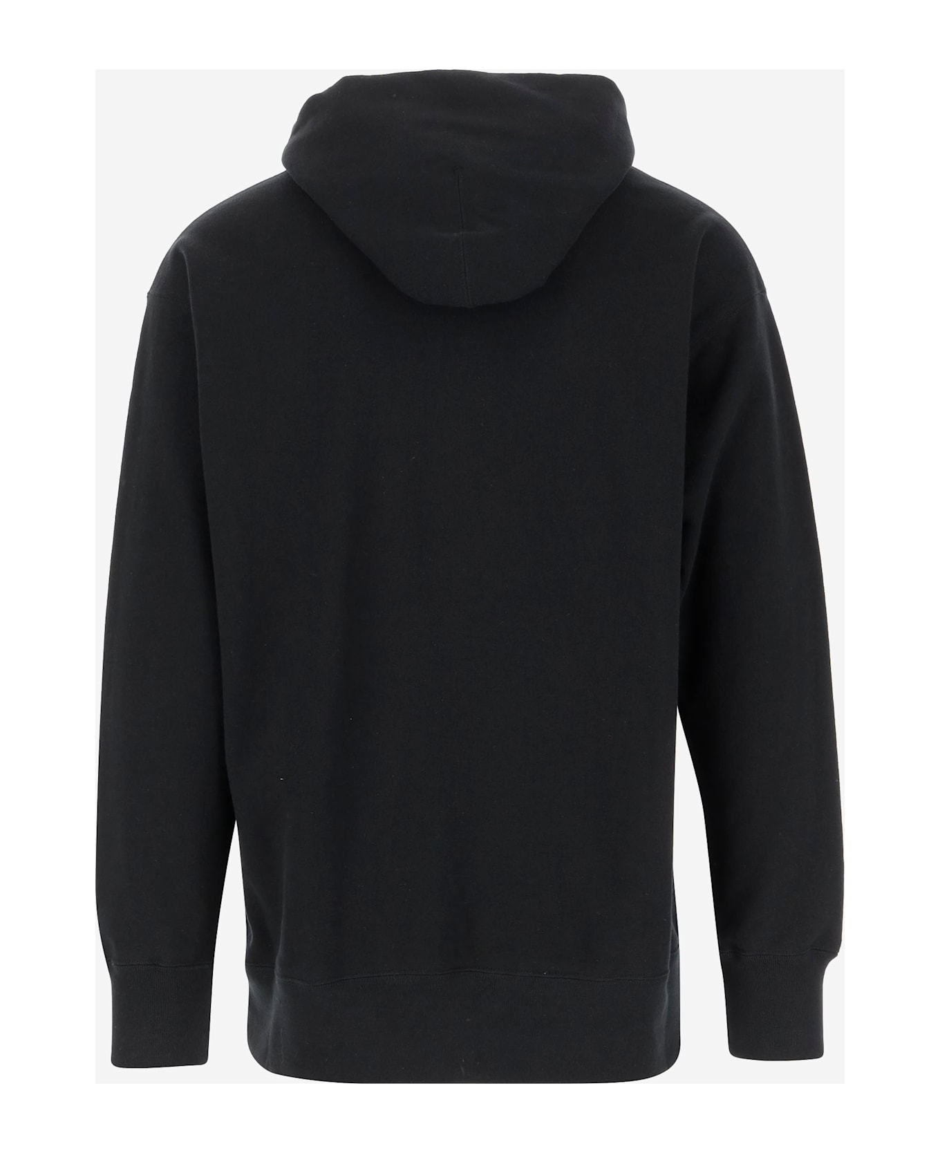 Comme des Garçons Cotton Sweatshirt With Logo - Black