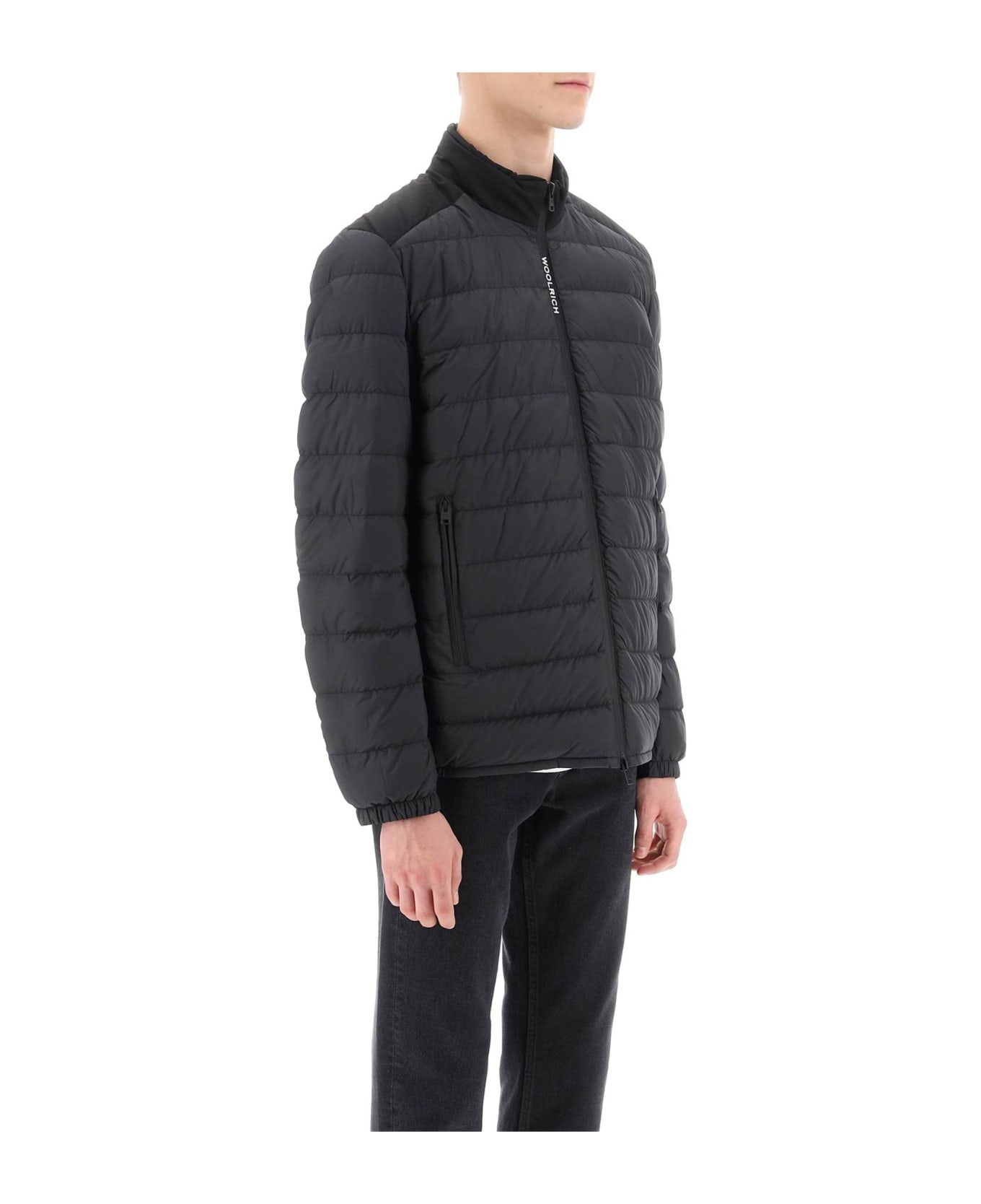 Woolrich Bering Lightweight Down Jacket - BLACK (Black) ダウンジャケット