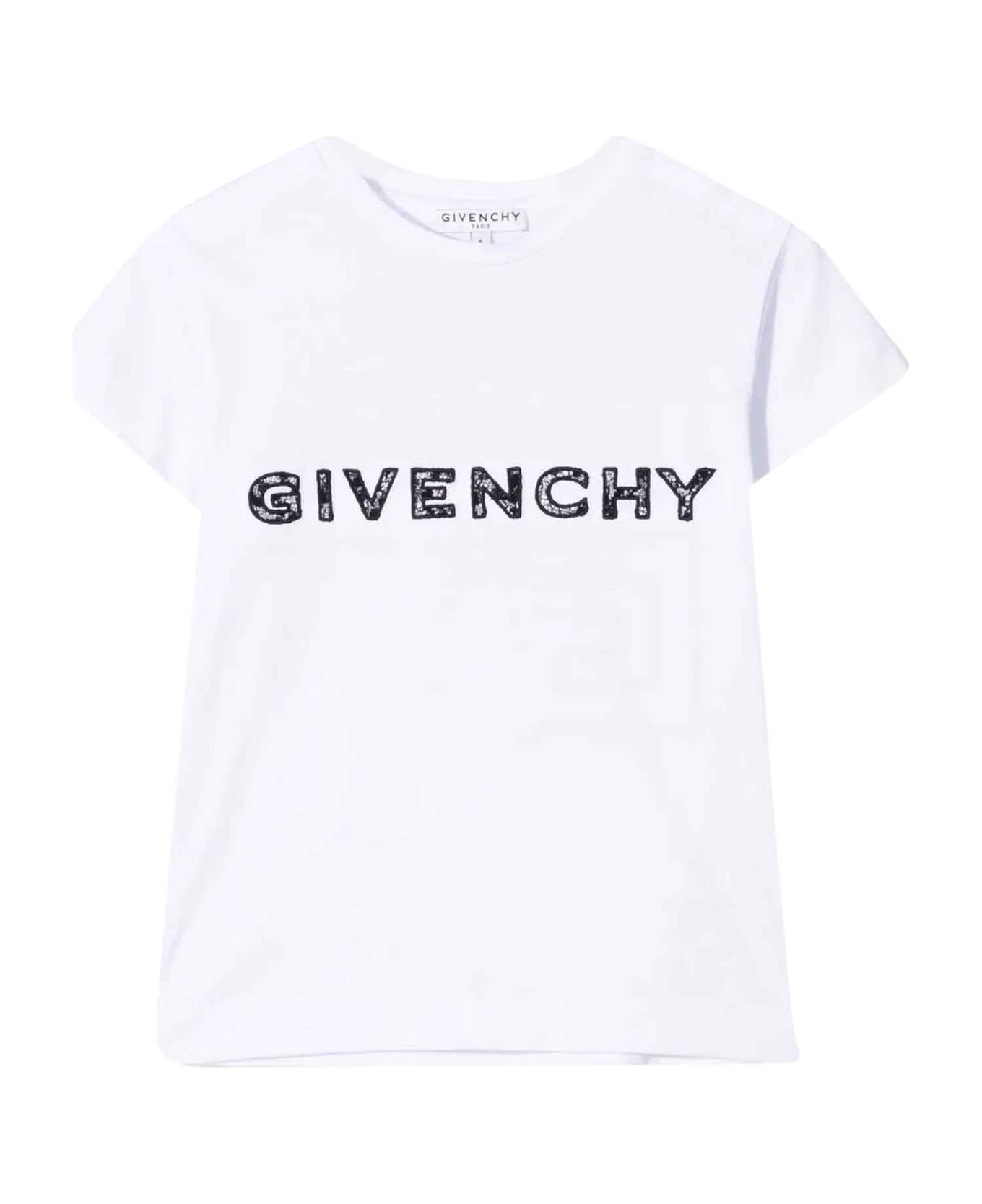 Givenchy White Unisex T-shirt With Print - Bianco