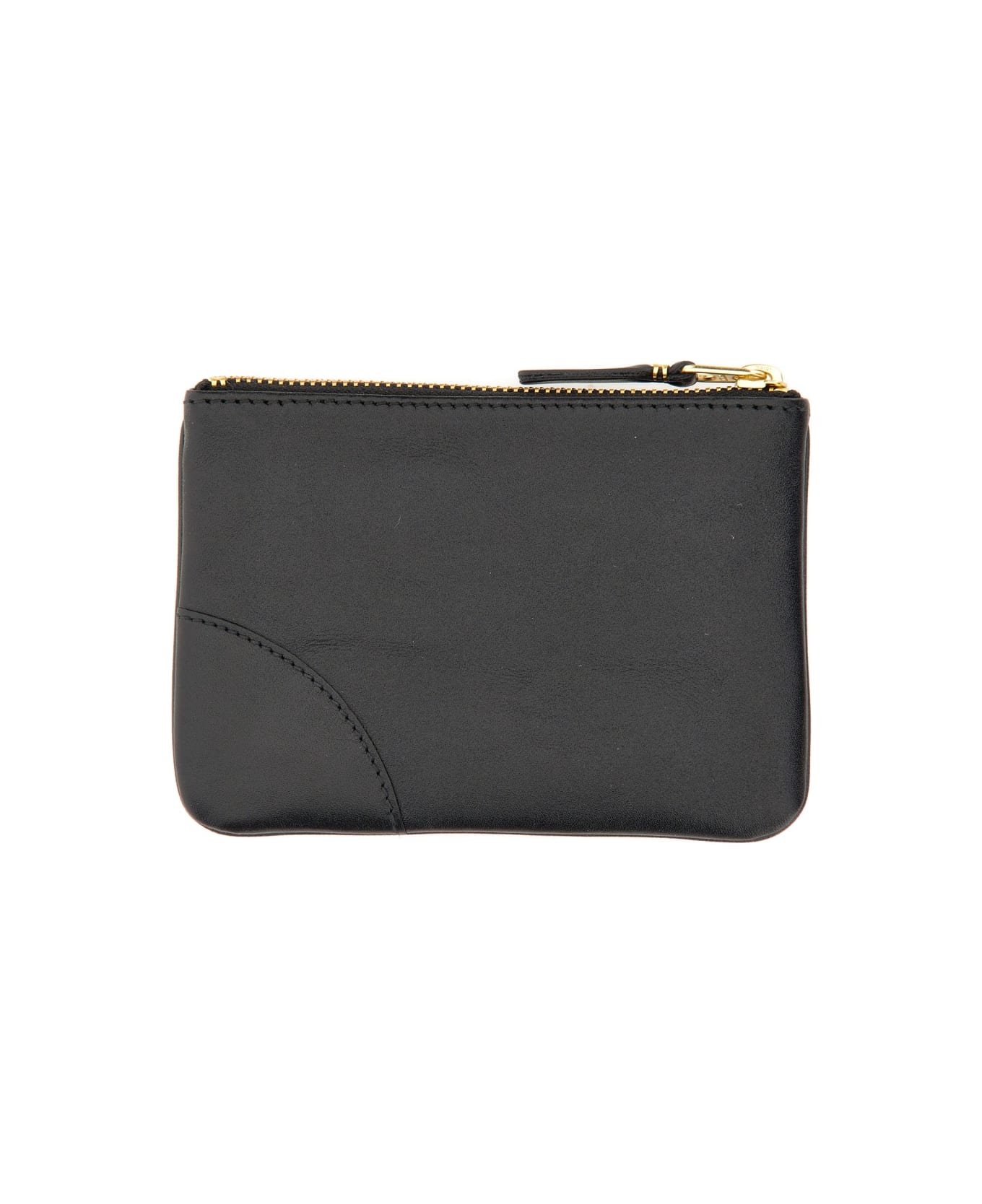 Comme des Garçons Wallet Small Clutch With Zipper - Black 財布
