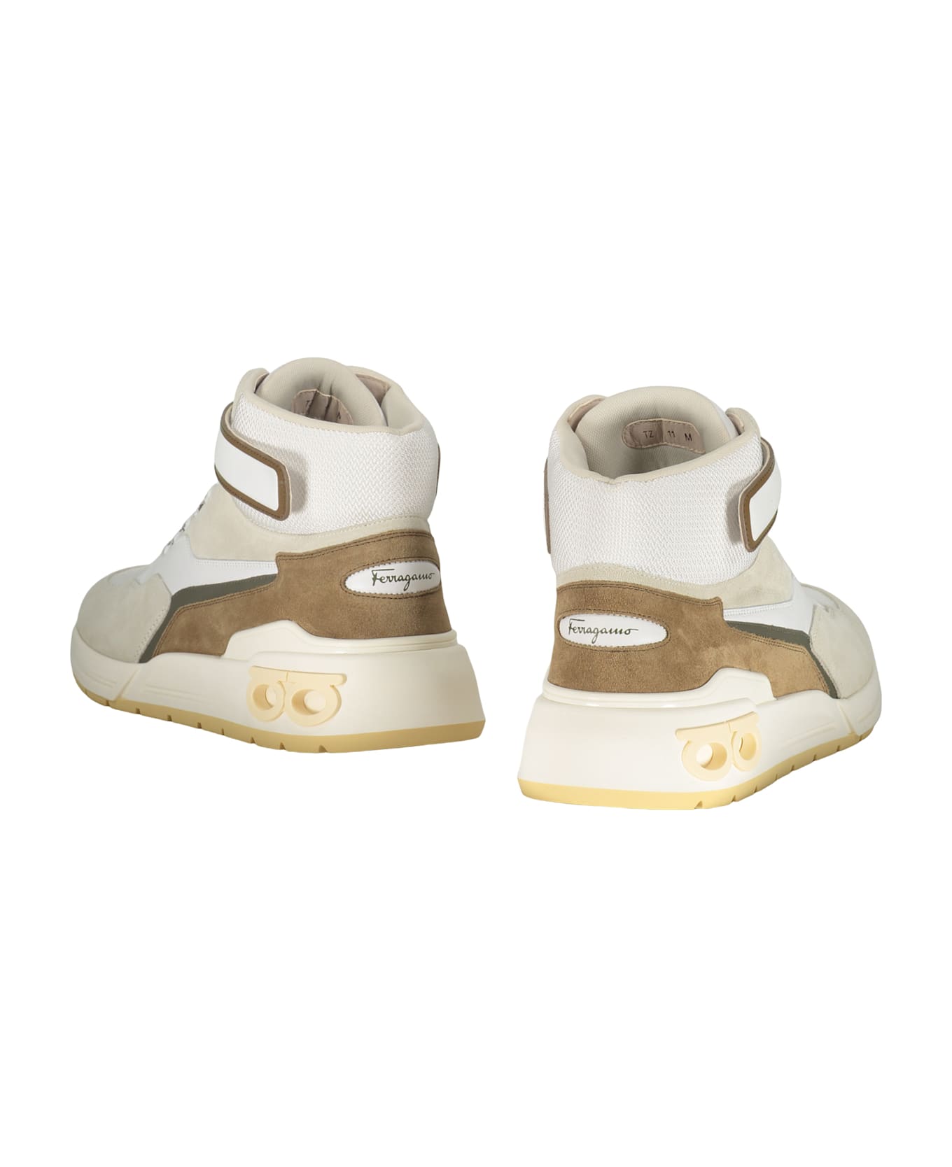 Ferragamo High-top Sneakers - Ivory