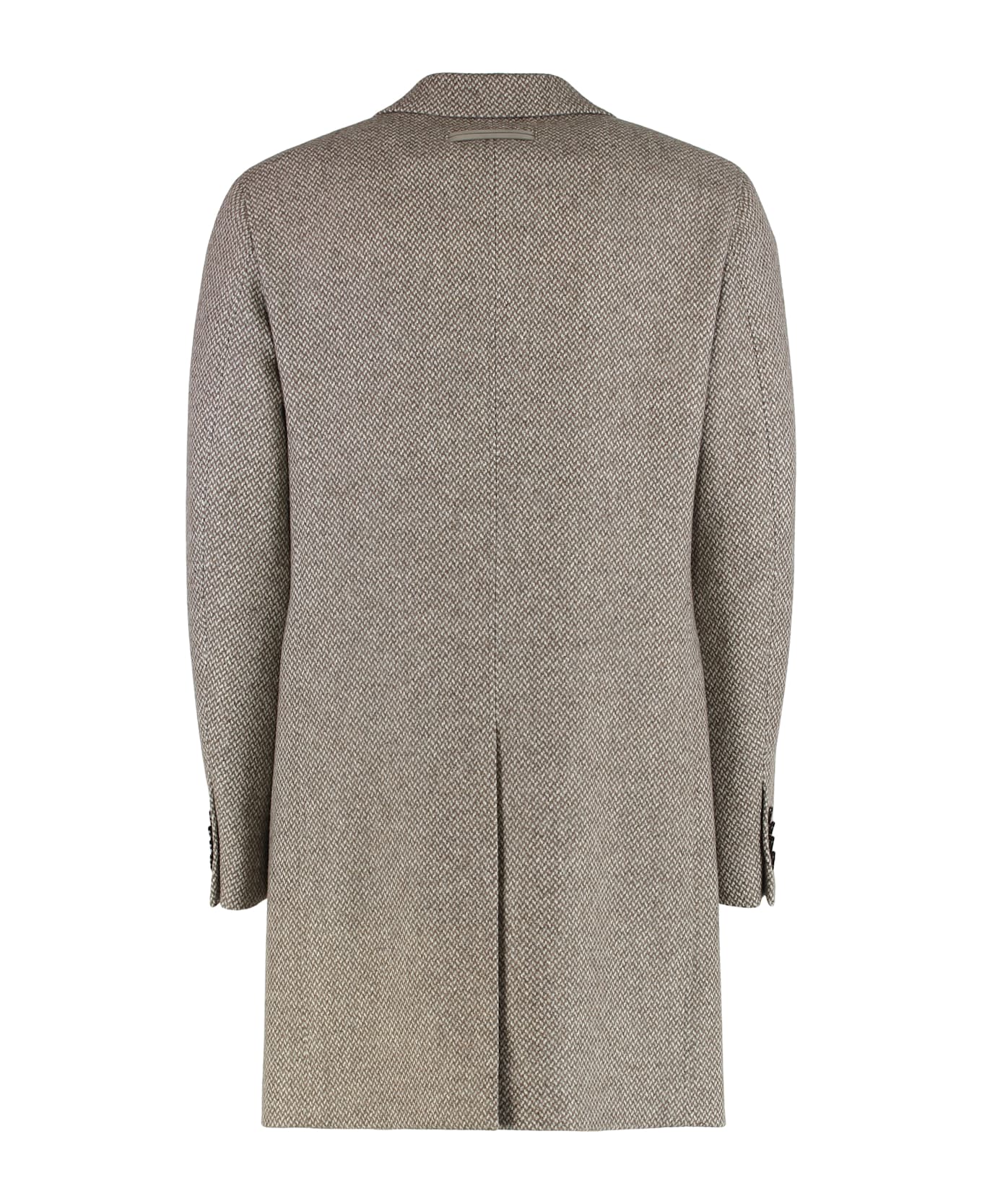 Zegna Coat Made Of Wool And Cashmere - Beige