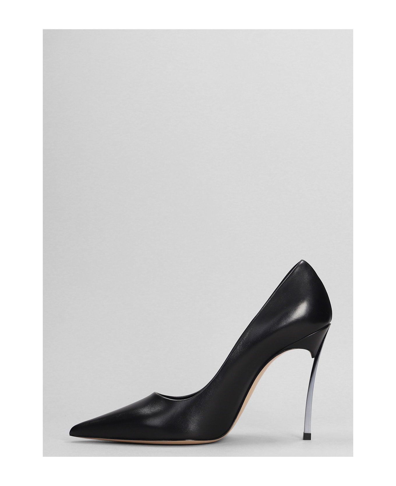 Casadei Superblade Pumps In Black Leather - black