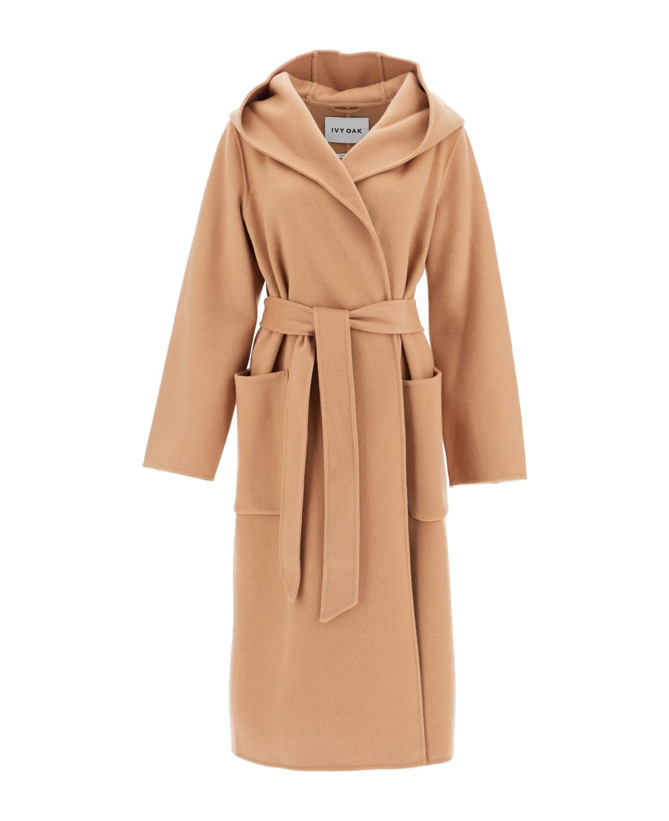 Ivy Oak Celia Edie Hooded Coat - GOLDEN CAMEL (Beige)