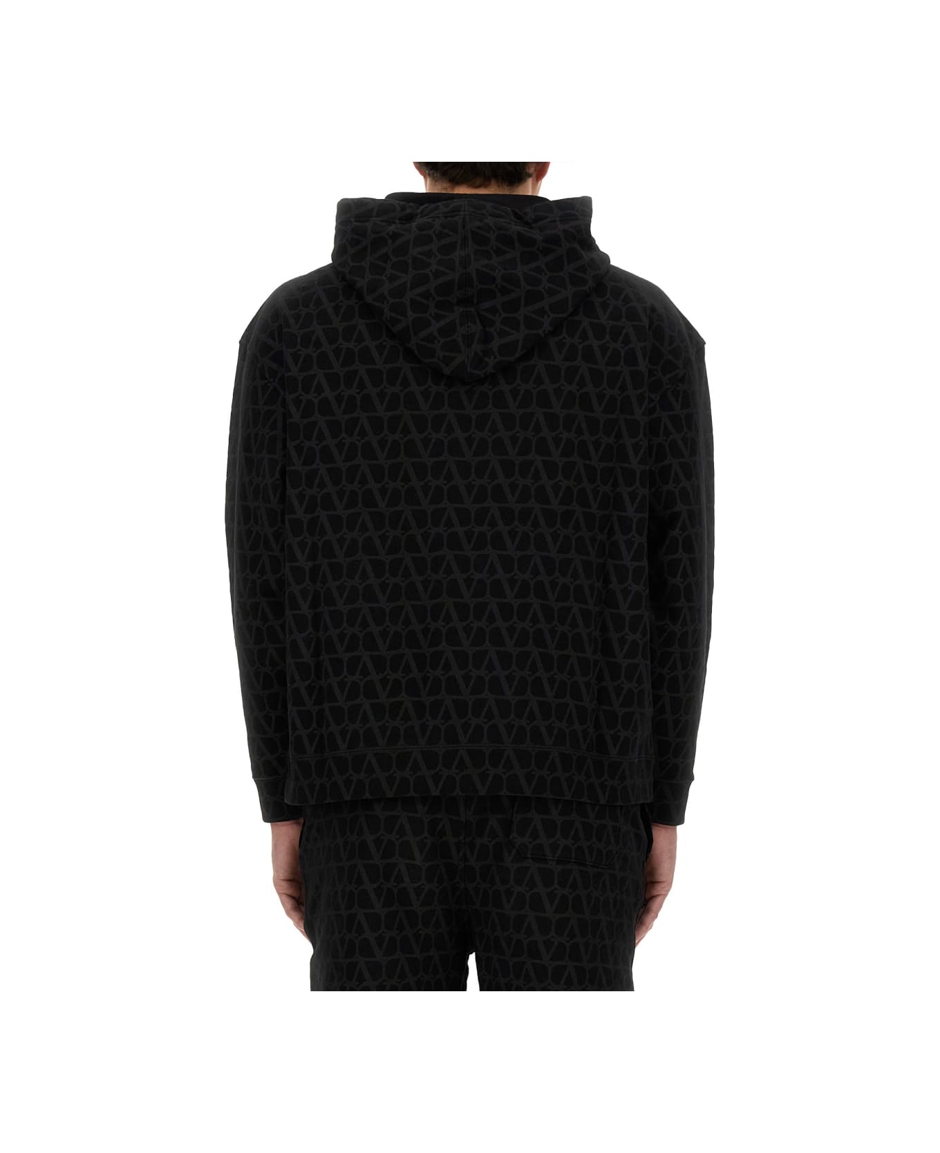 Valentino Hoodie - BLACK