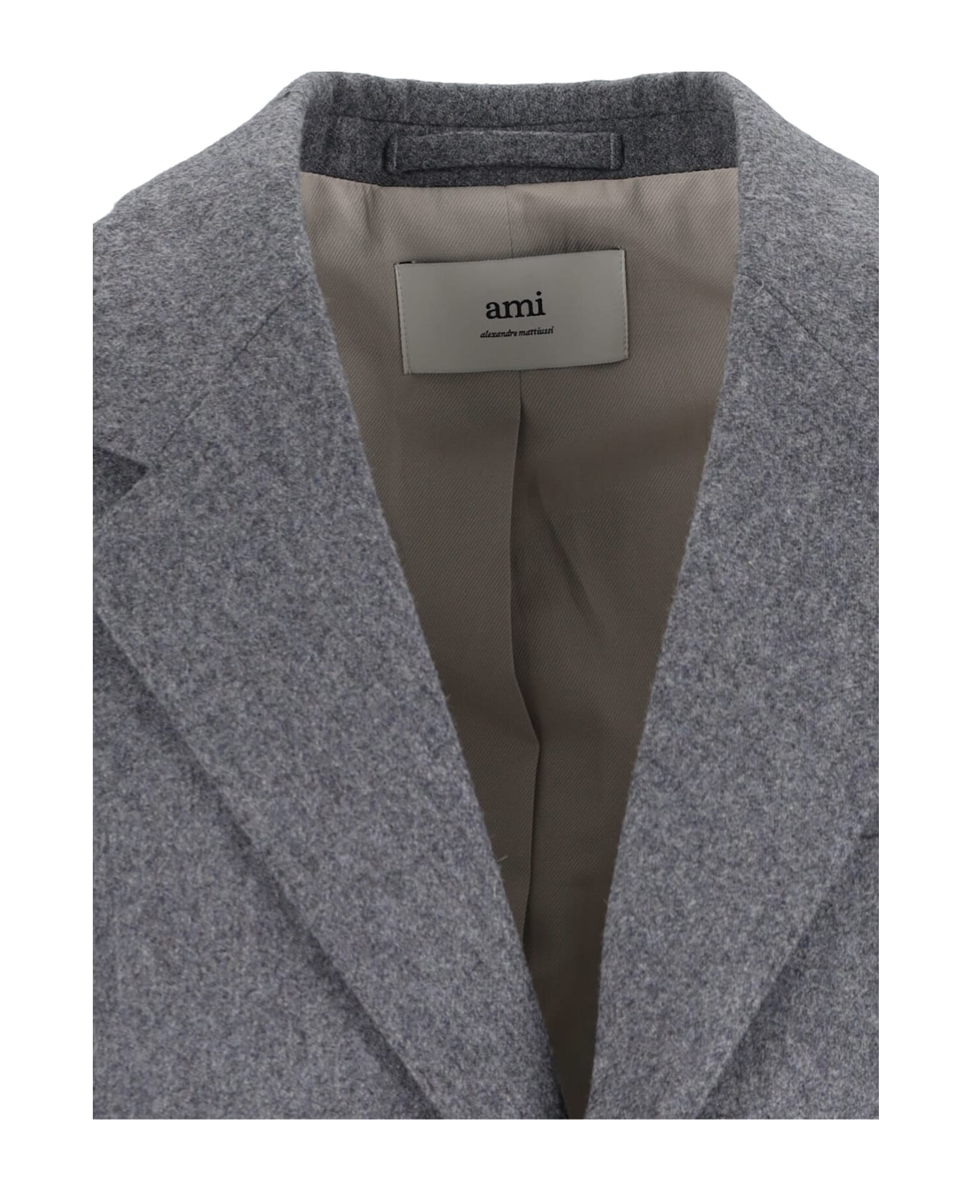 Ami Alexandre Mattiussi Single-breasted Blazer - Gray