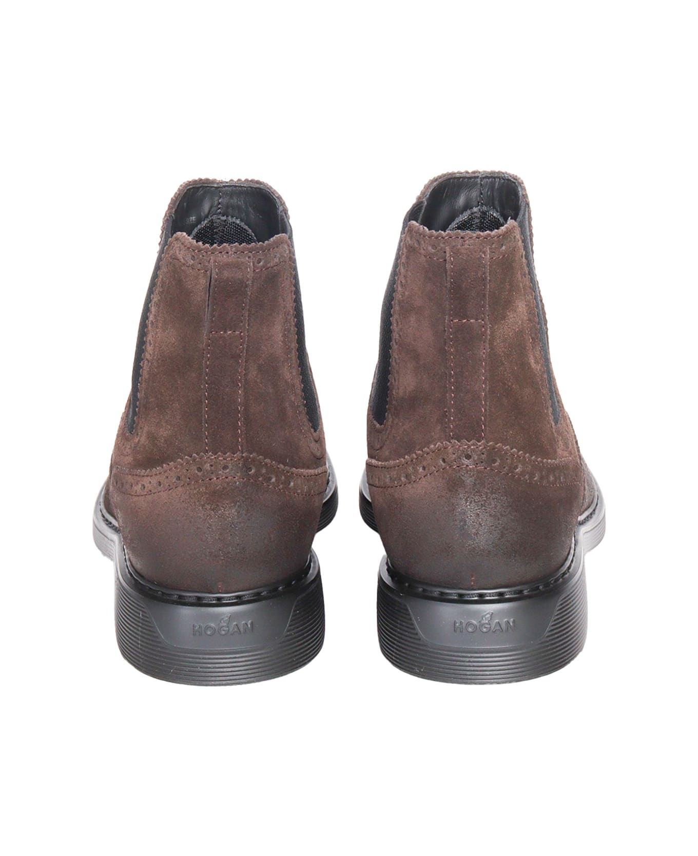 Hogan Chelsea Ankle Boots H576 - BROWN