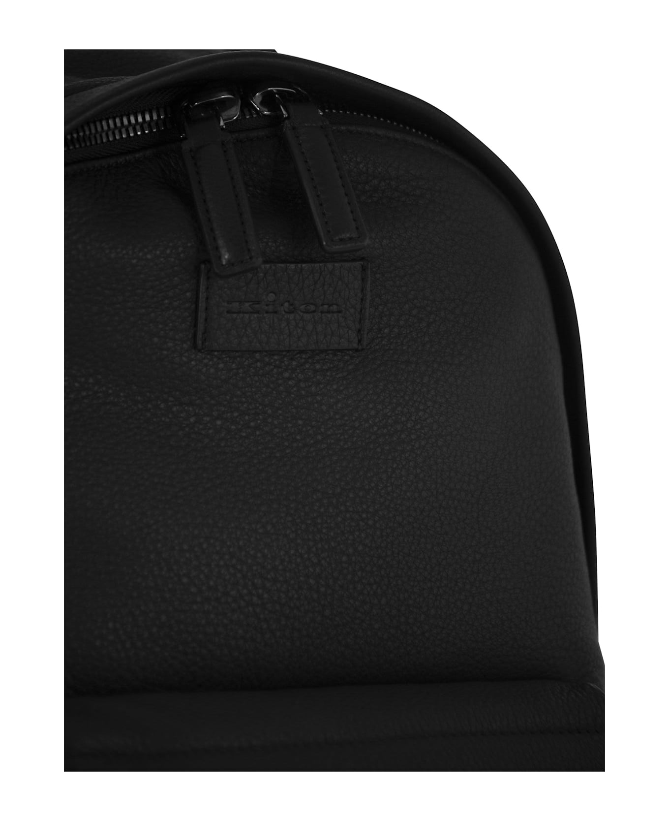 Kiton Deerskin Backpack - Black