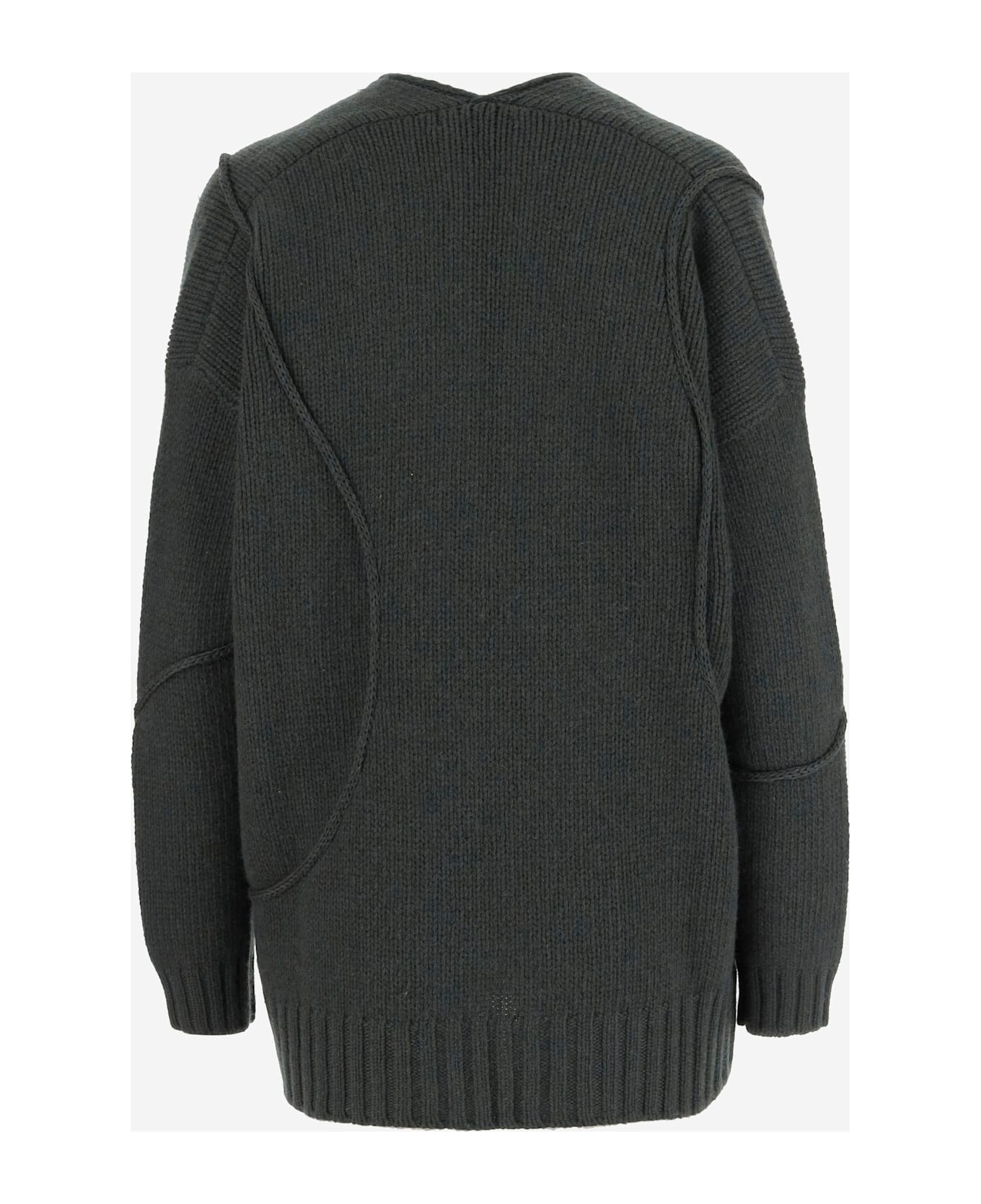 Bruno Manetti Wool Blend Jacket - Green