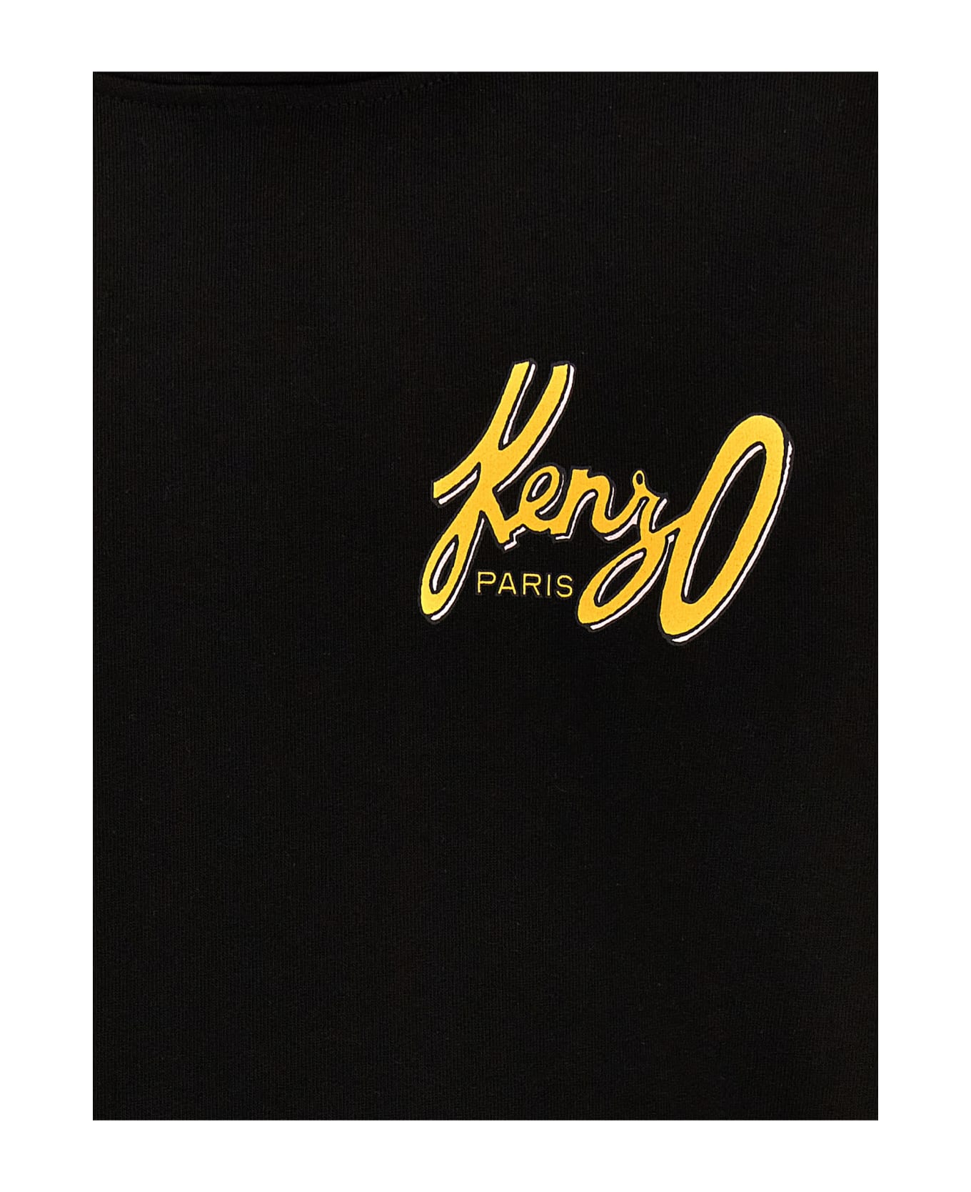 Kenzo Archive Logo Hoodie - BLACK フリース