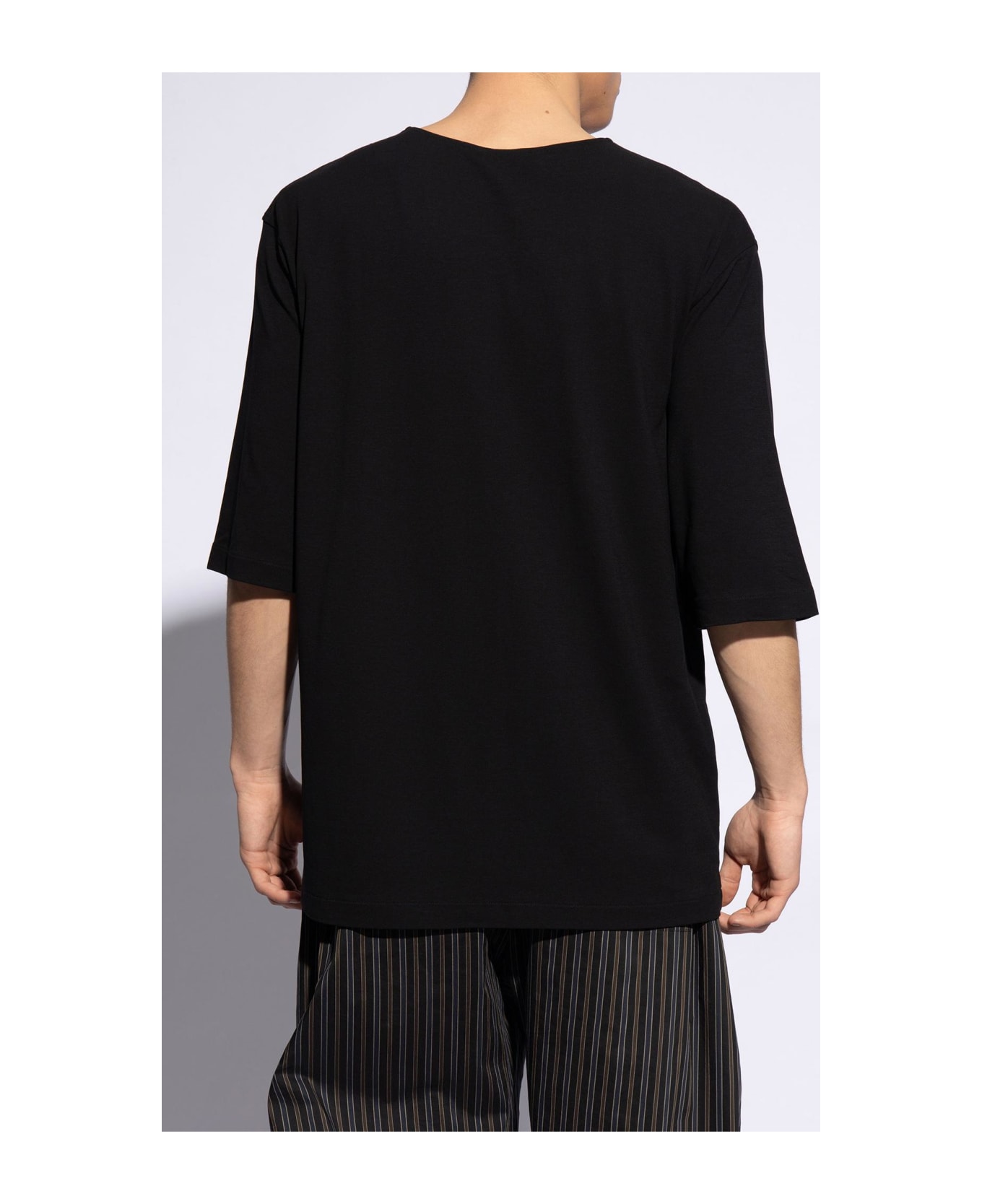 Lemaire Loose-fitting T-shirt - BLACK