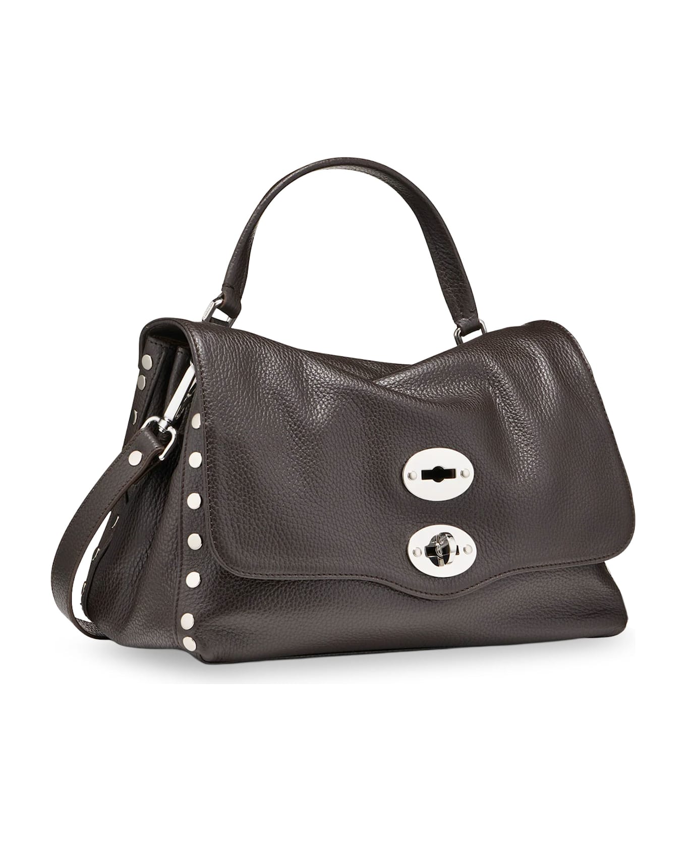 Zanellato Postina Leather Shoulder Bag - Brown
