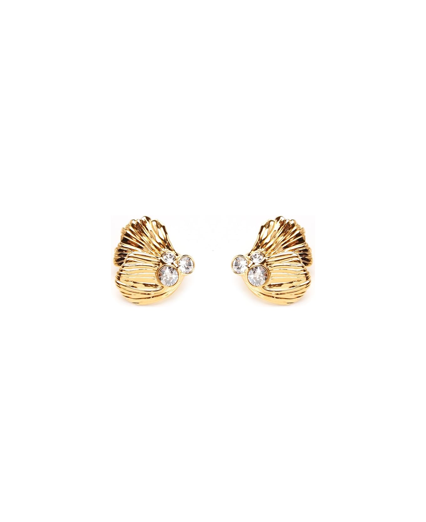 Chloé 'flower' Earrings - Gold