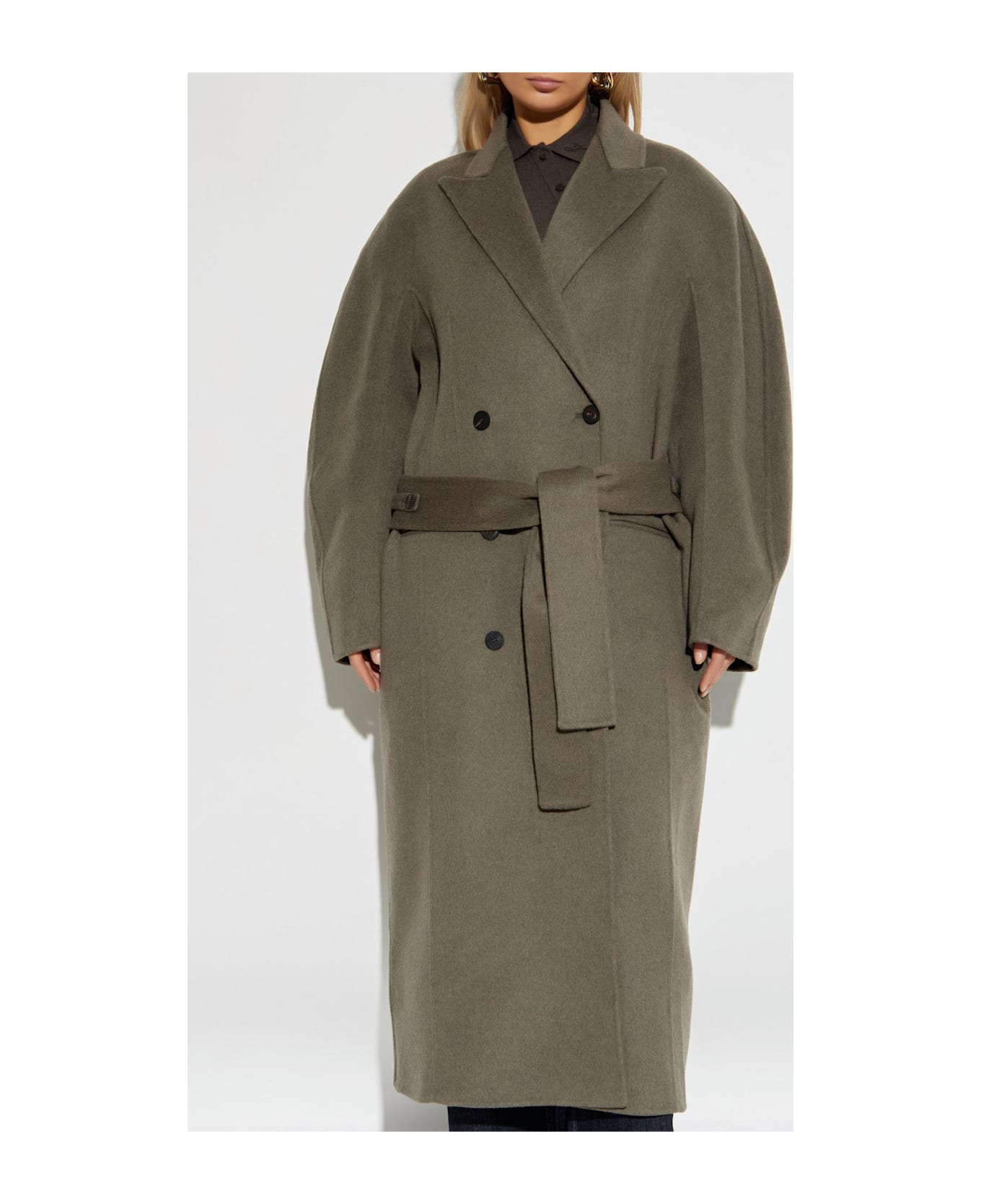 Jacquemus Wool Coat 
d
homme Curvio
 - GREY