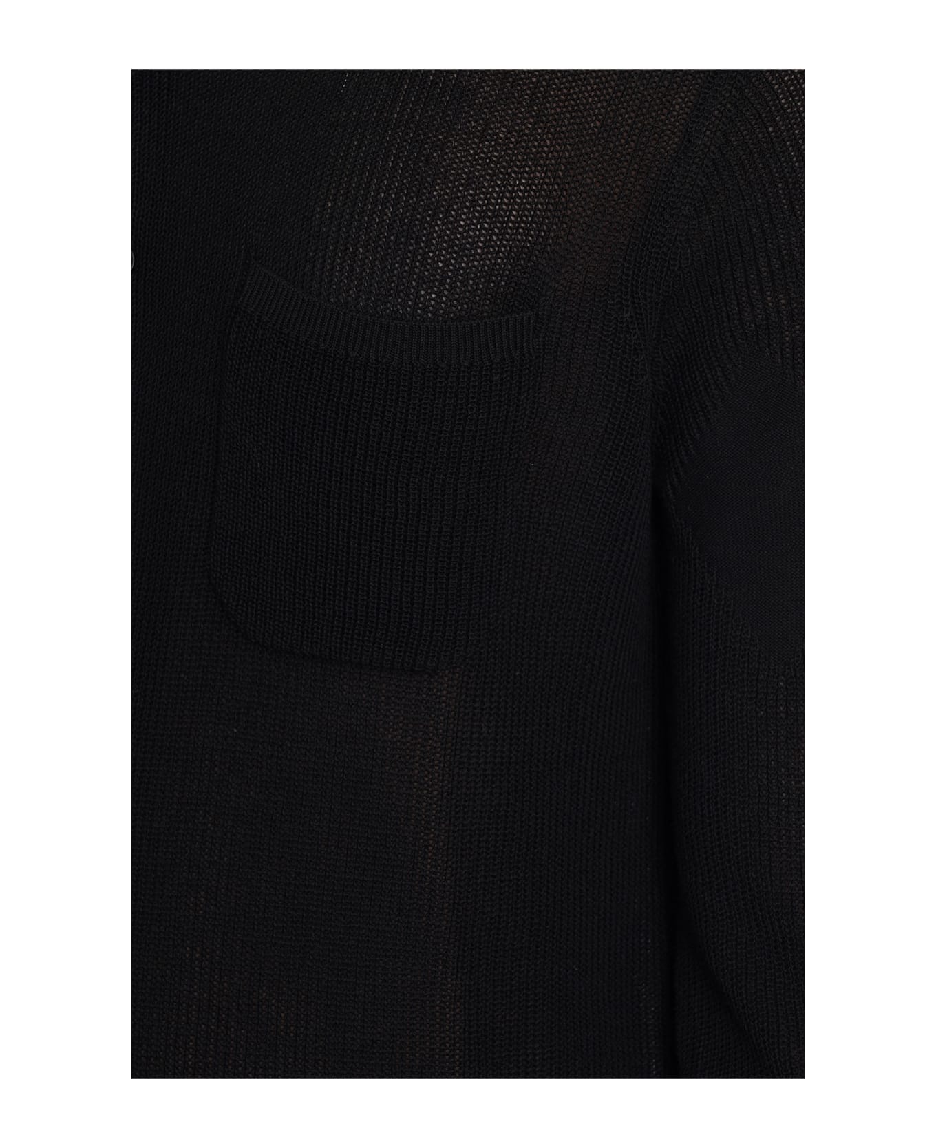 Ballantyne Polo In Black Cotton - black