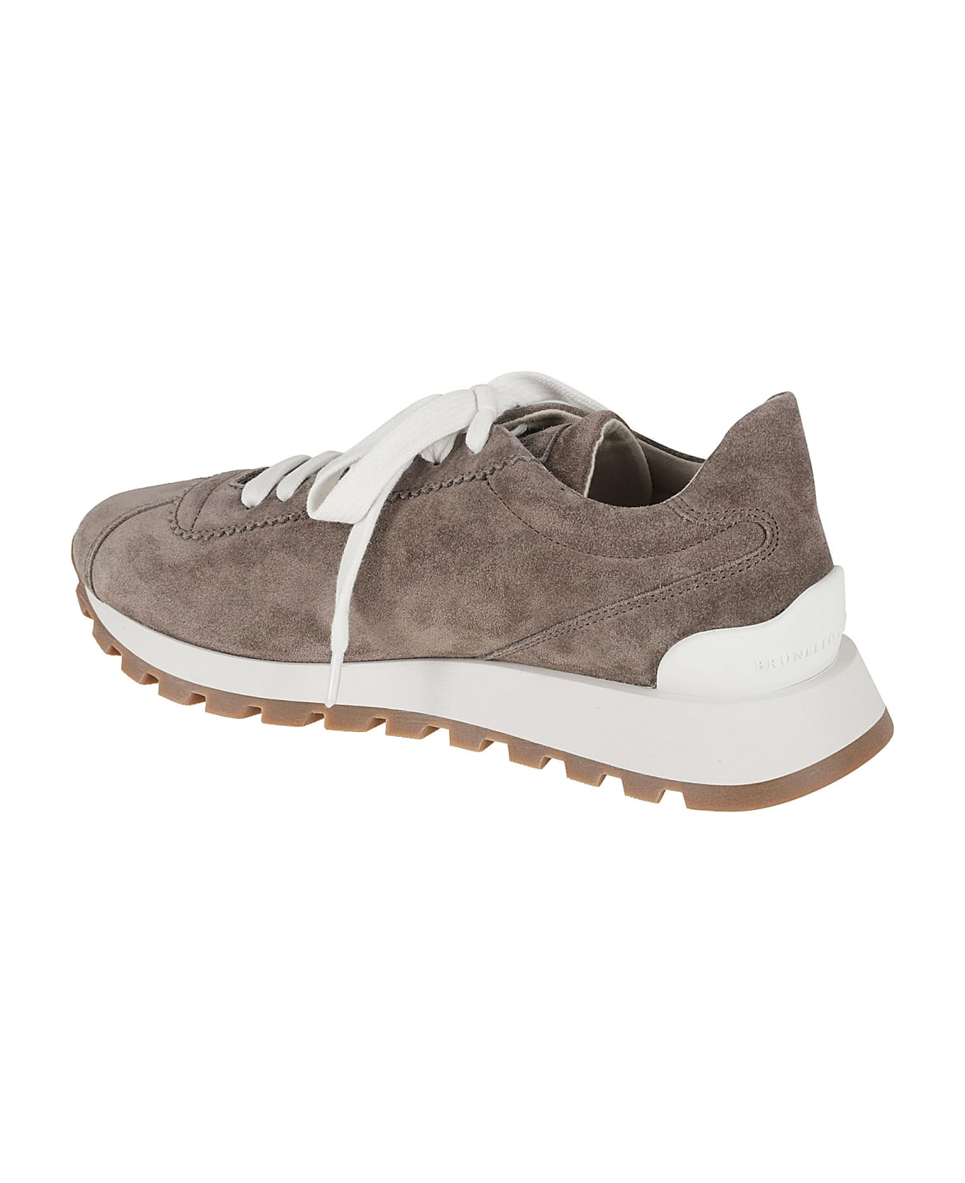 Brunello Cucinelli White Nylon Low Top Sneakers main image 0
