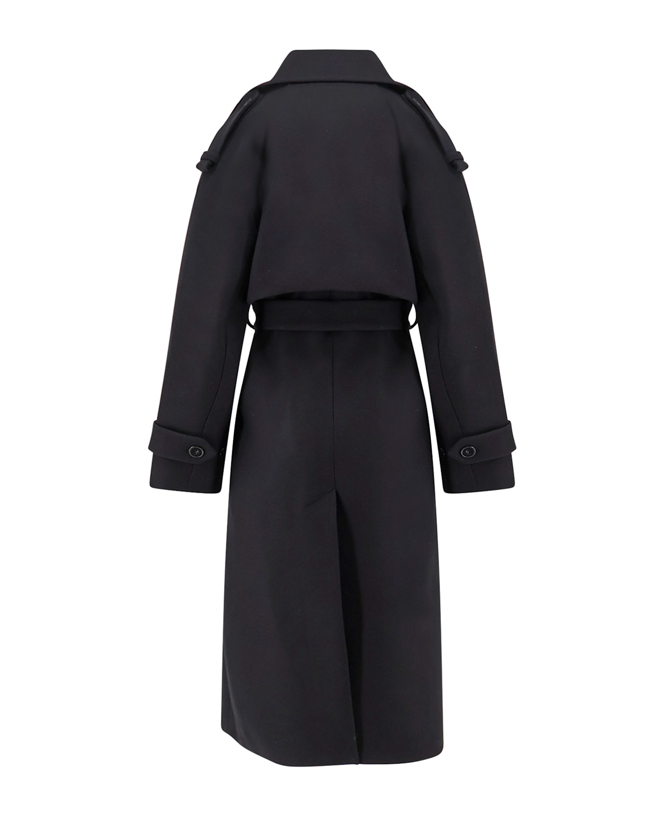 Ivy Oak Caroline Oversize Responsible Virgin Wool Blend Coat - Black