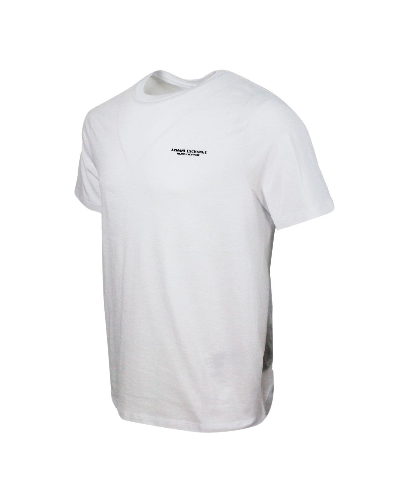 Armani Collezioni Logo-printed Crewneck T-shirt - White シャツ