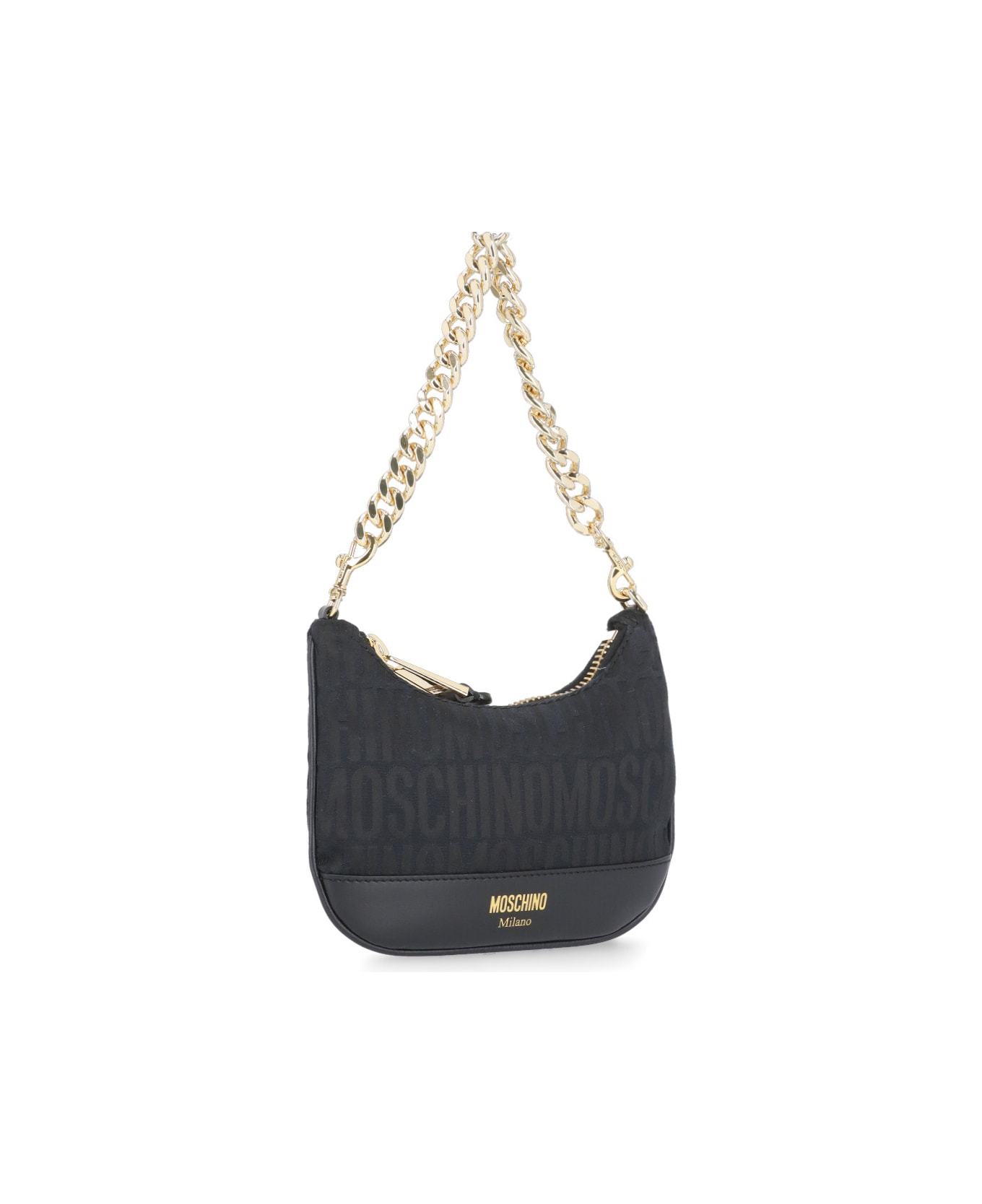 Moschino Hand Bag With Logo - Black トートバッグ