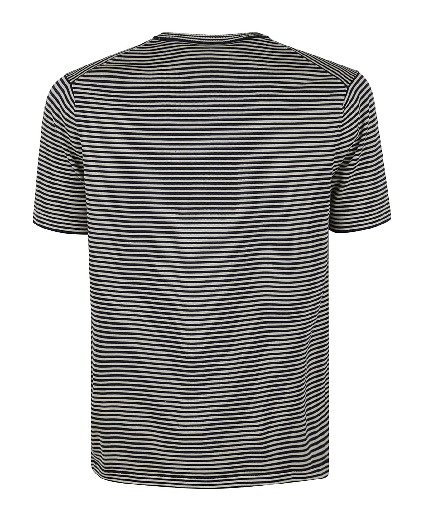 Aspesi Regular Striped T-shirt - Blu Burro