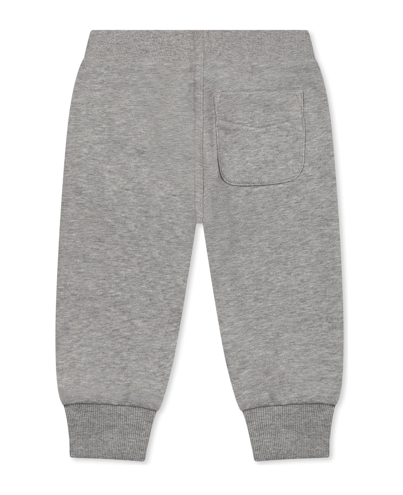 Diesel Grey Trousers For Baby Boy With Logo - Grey