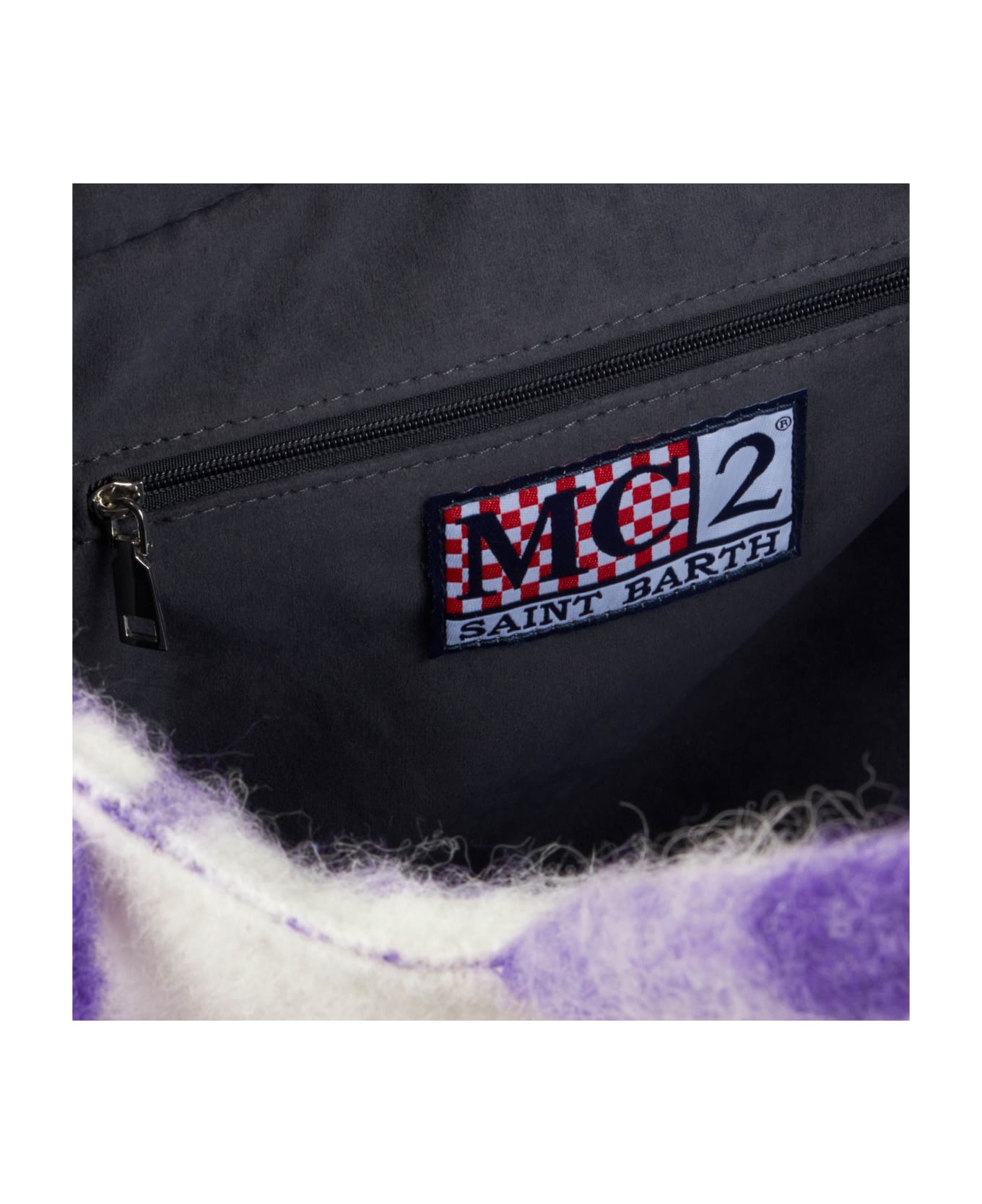 MC2 Saint Barth Colette Blanket Handbag With Tartan Print - PINK