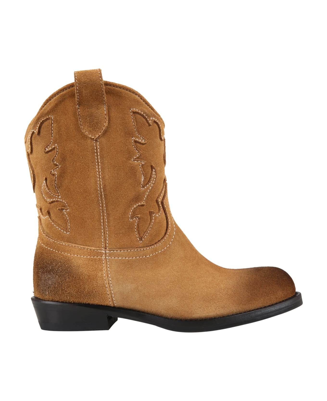 Gallucci Beige Boots For Kids - Brown