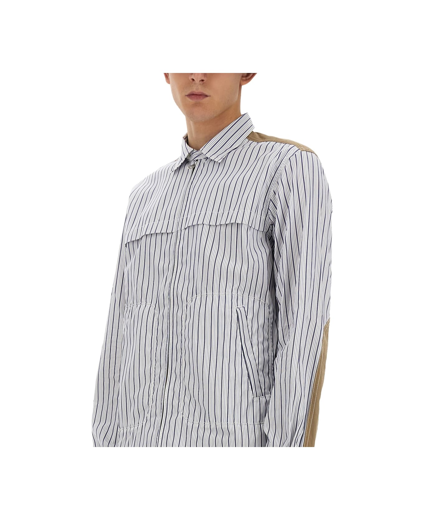 Junya Watanabe Zippered Shirt - MULTICOLOUR シャツ