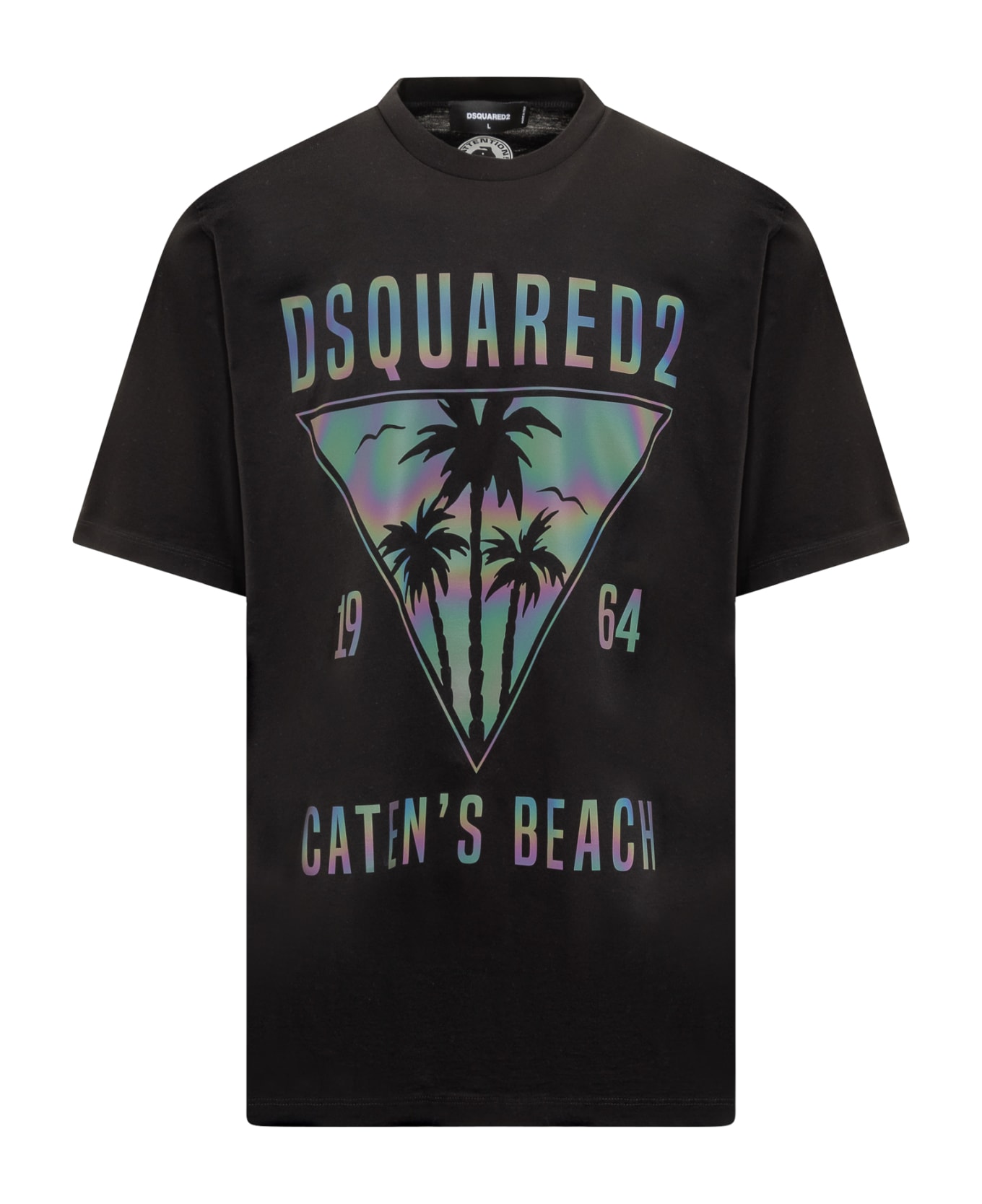 Dsquared2 Caten's Beach T-shirt - Black