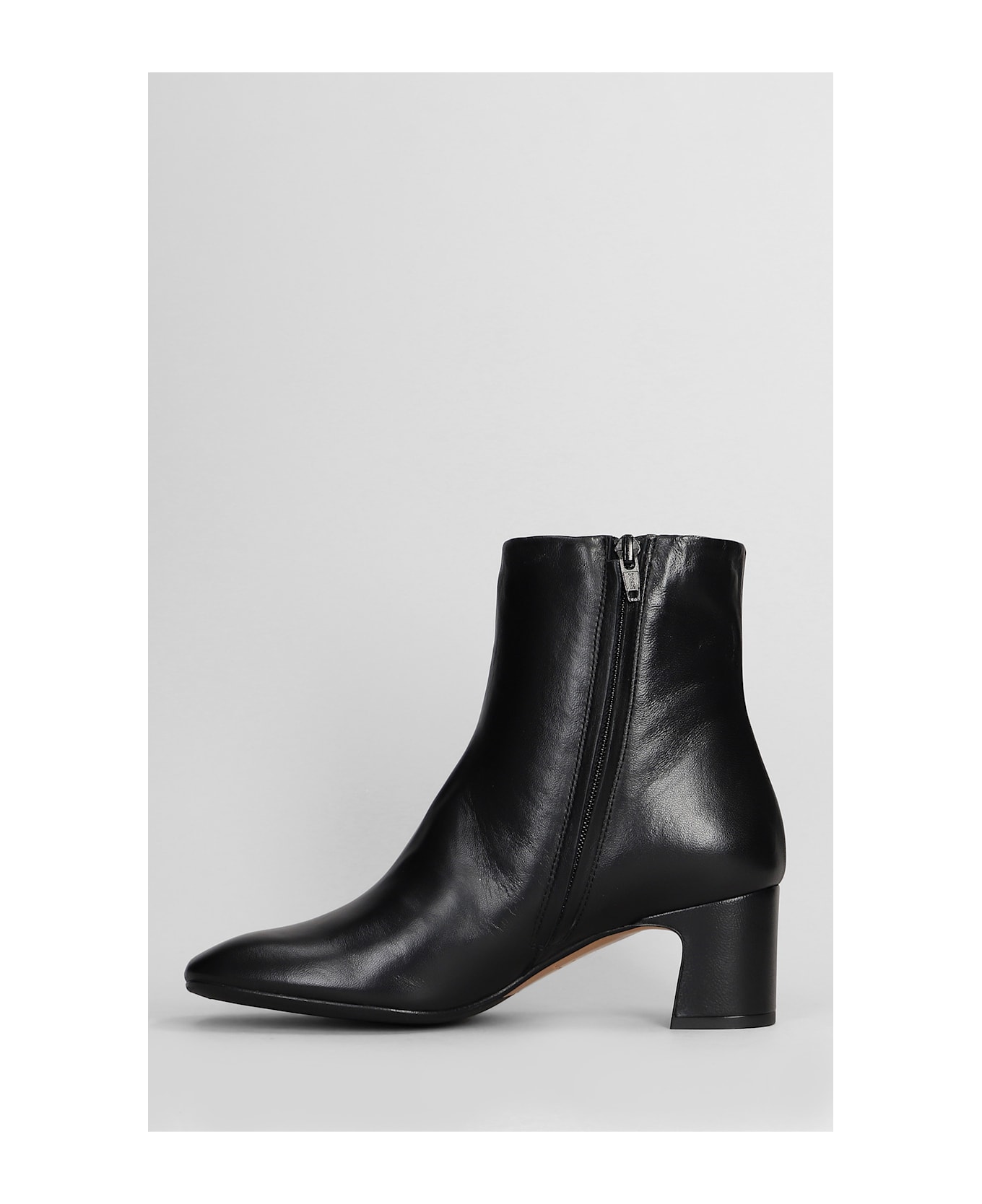 Fabio Rusconi High Heels Ankle Boots In Black Leather - black