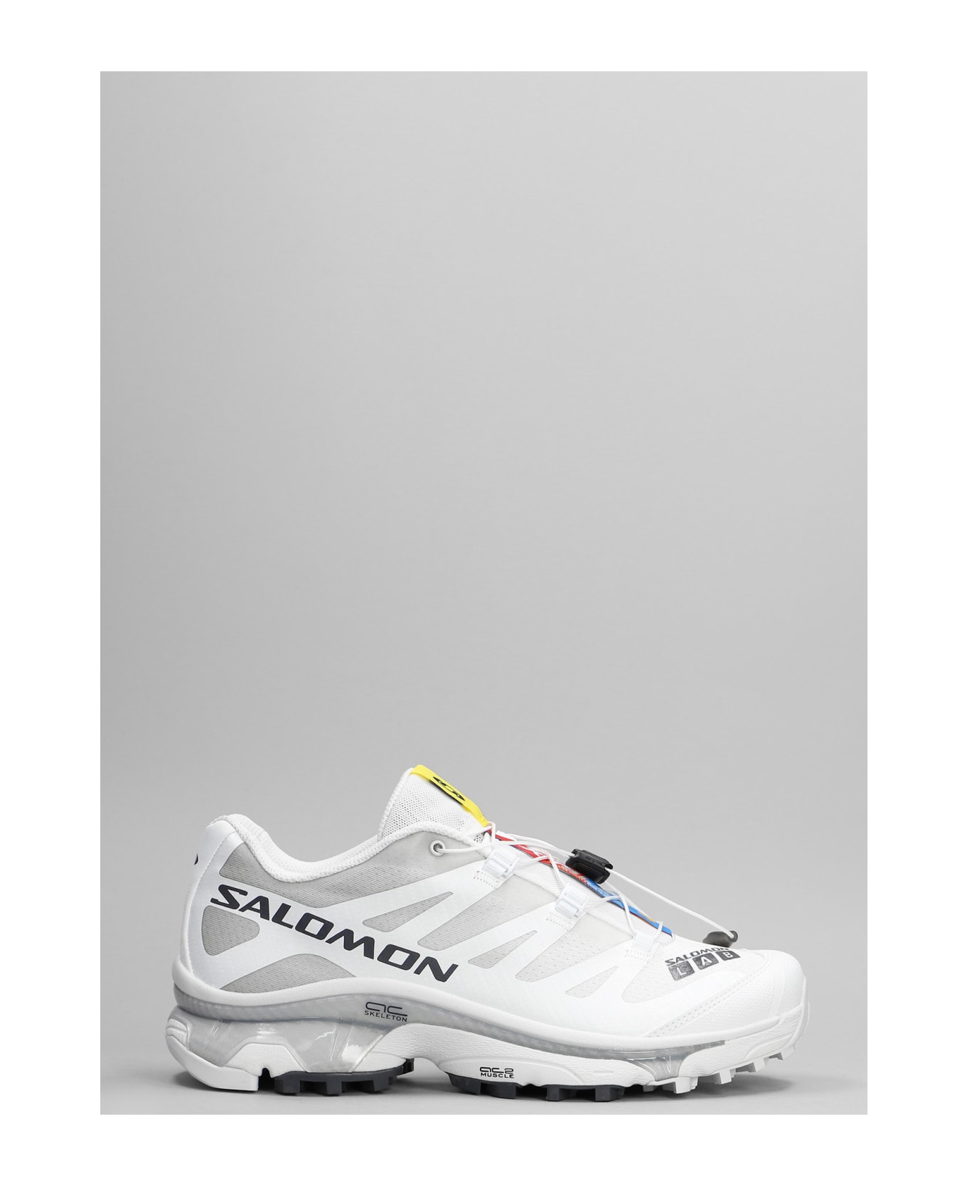 Salomon Xt-4 Og Sneakers In White Synthetic Fibers - White/ebony/lunar rock