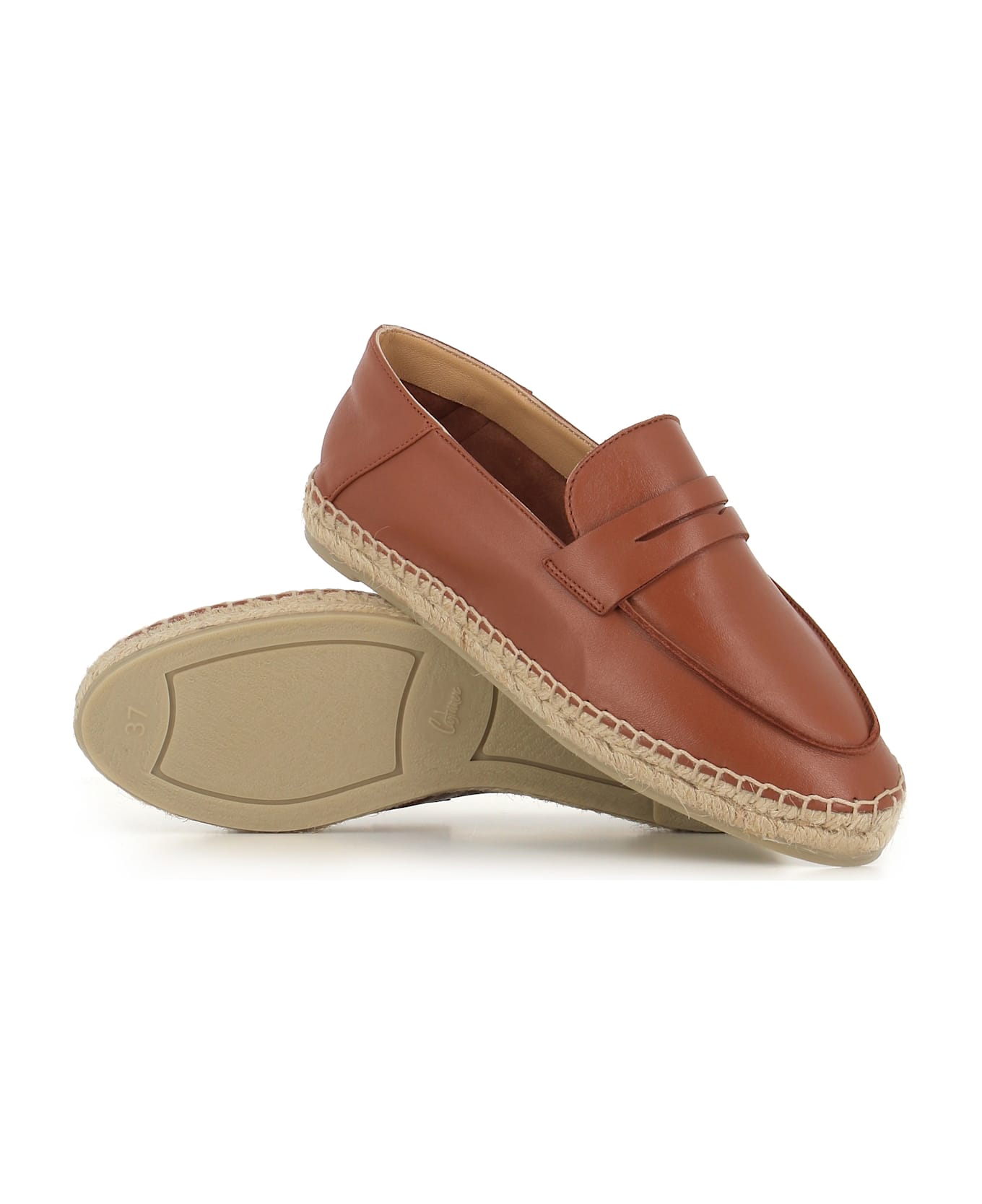 Castañer Loafer Keule/250 - Cognac フラットシューズ
